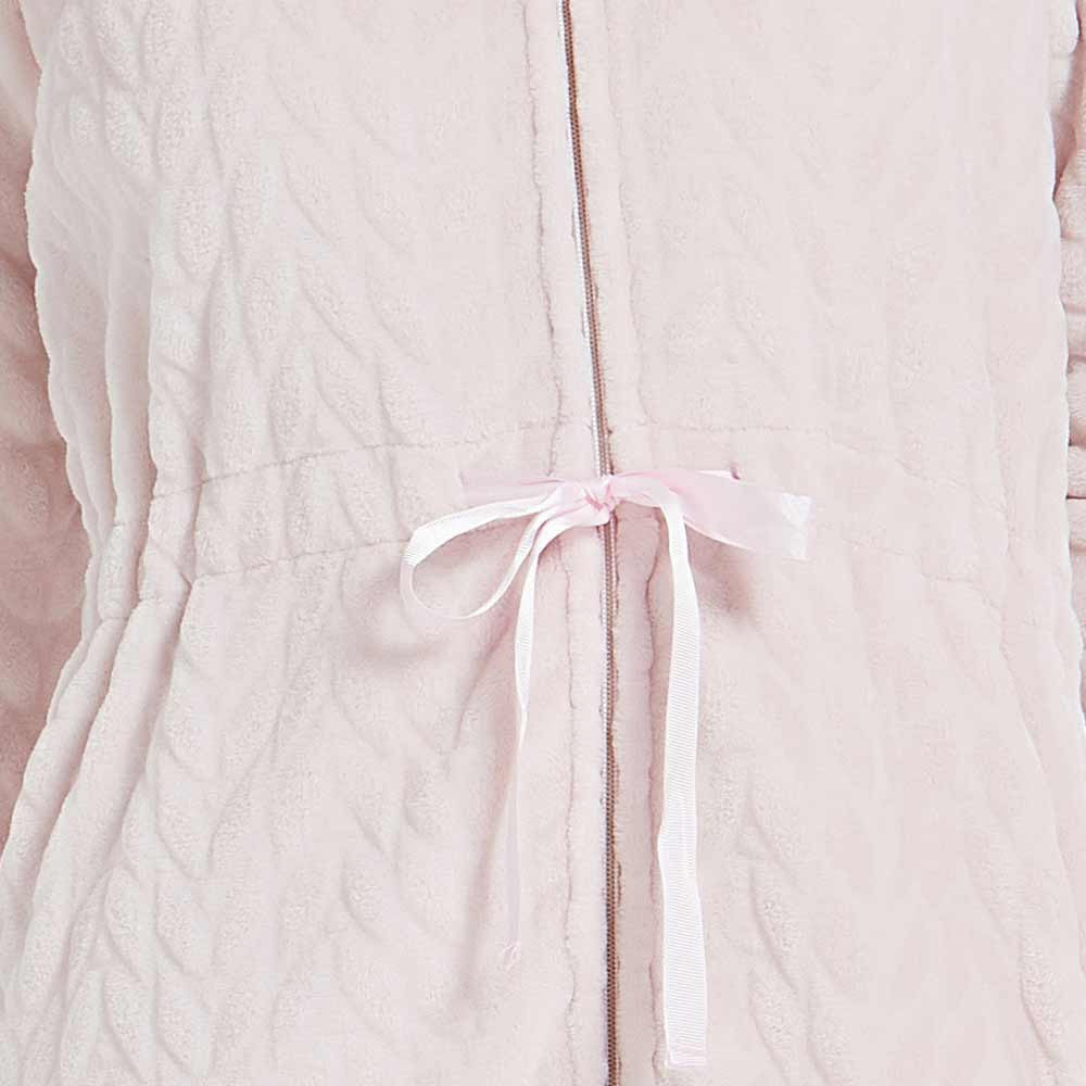 VESTAGLIA IN VELLUTO DEVORE CON CAPPELLO LISA