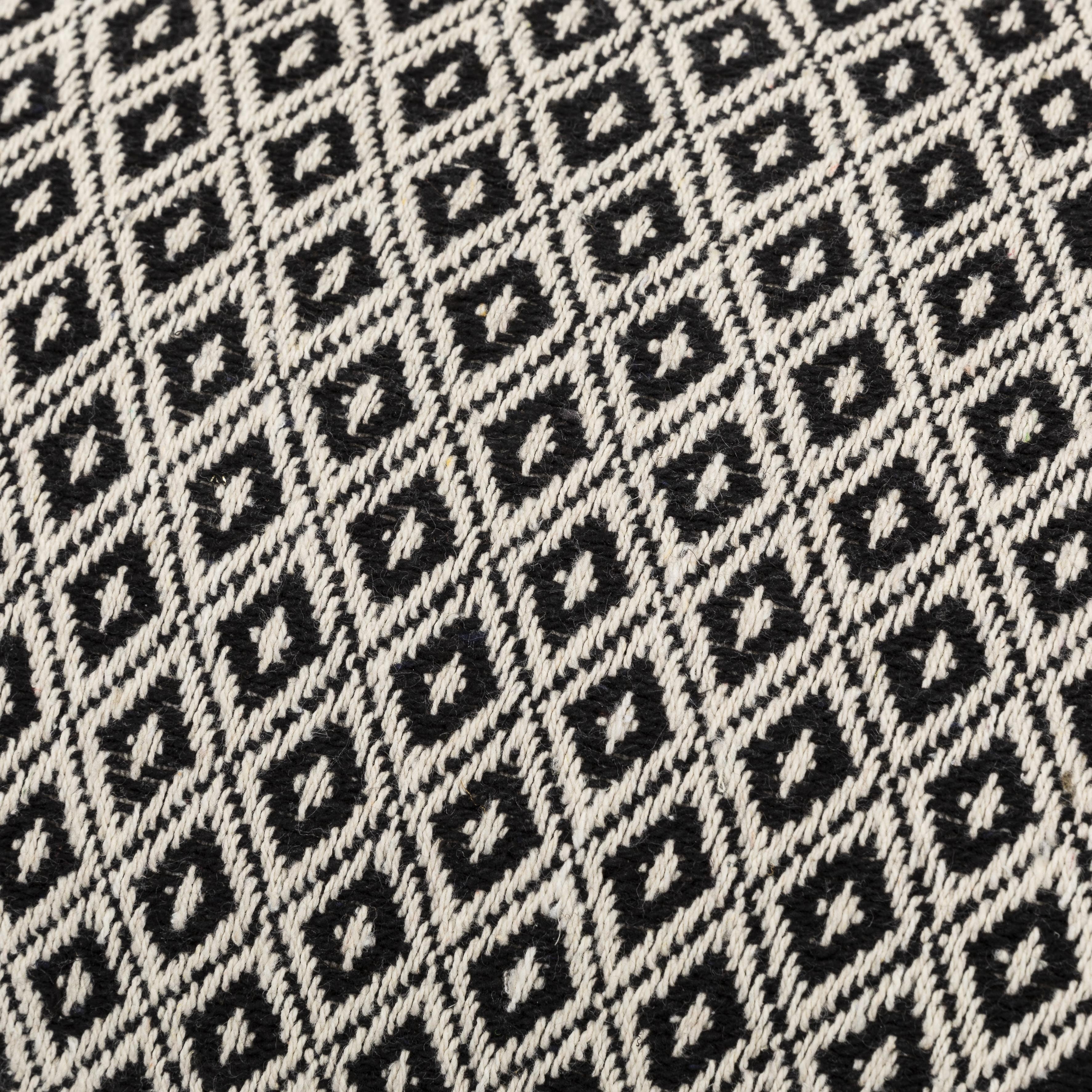 Cuscino in cotone a rombi