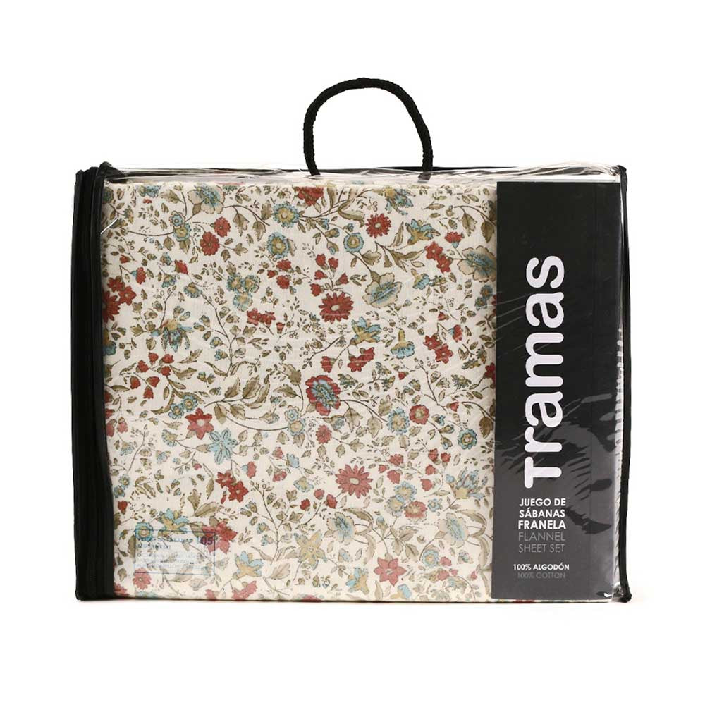 Completo lenzuola in flanella Daniela