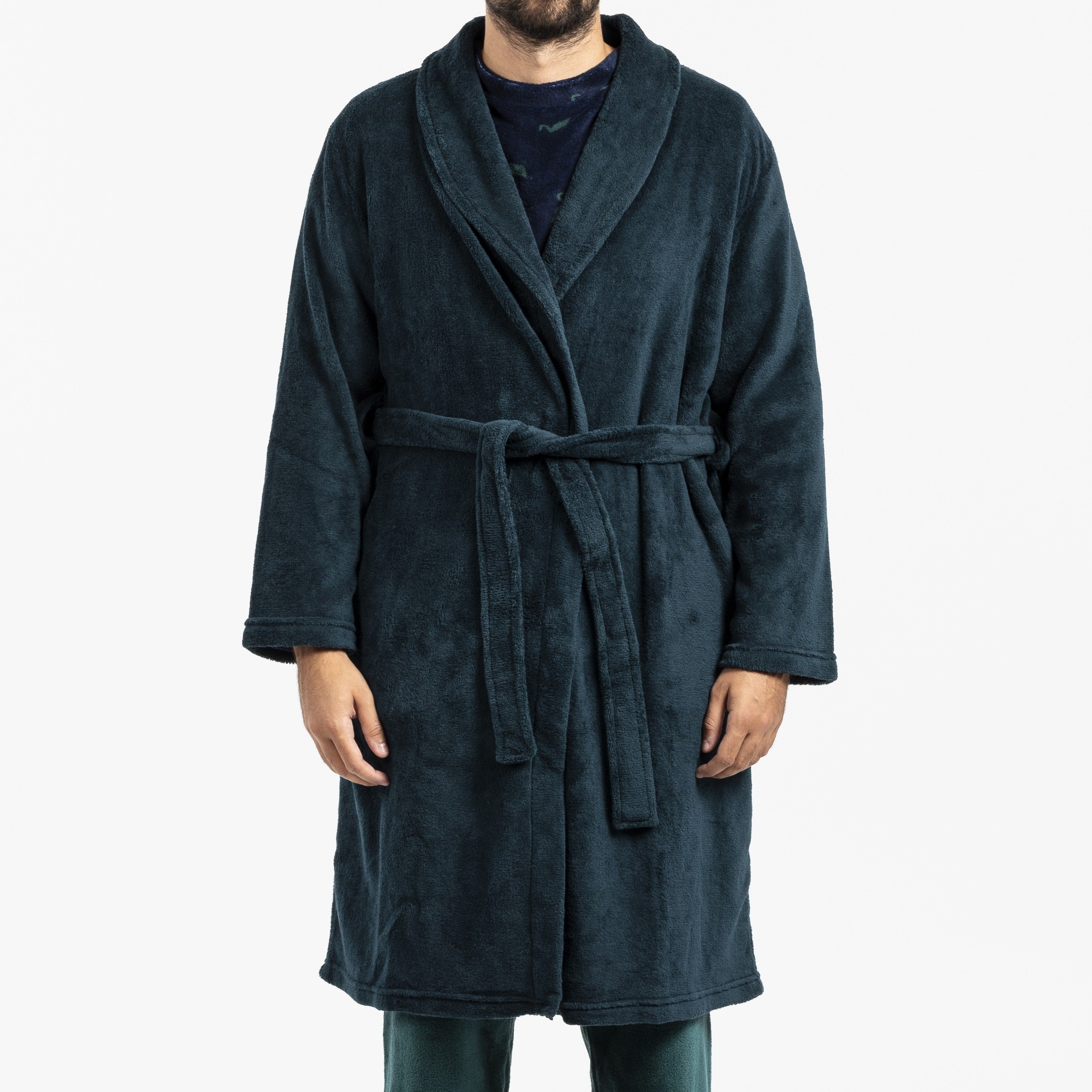 VESTAGLIA CORALLO DA UOMO SOLIDO