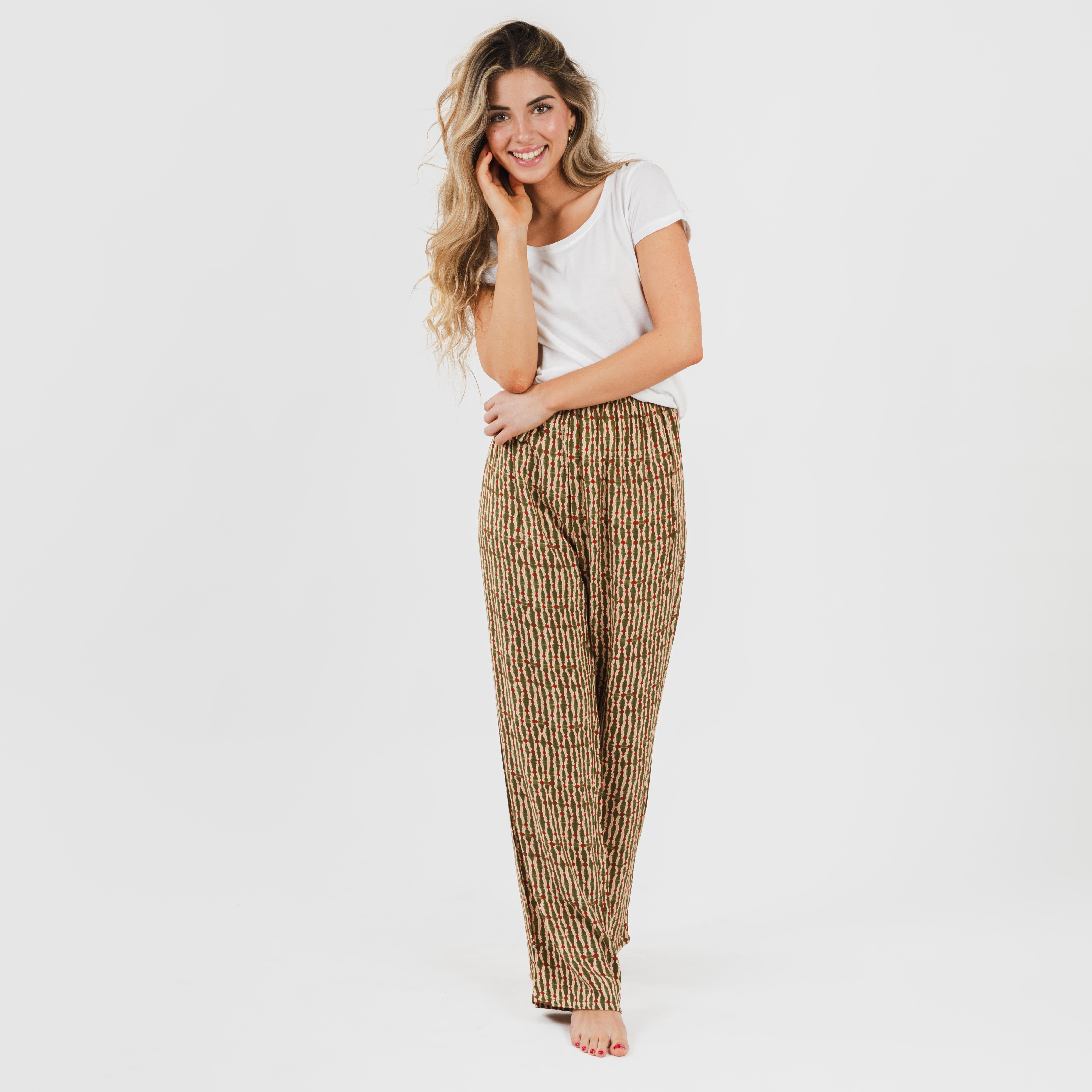 PANTALONI IN VISCOSA ERINA