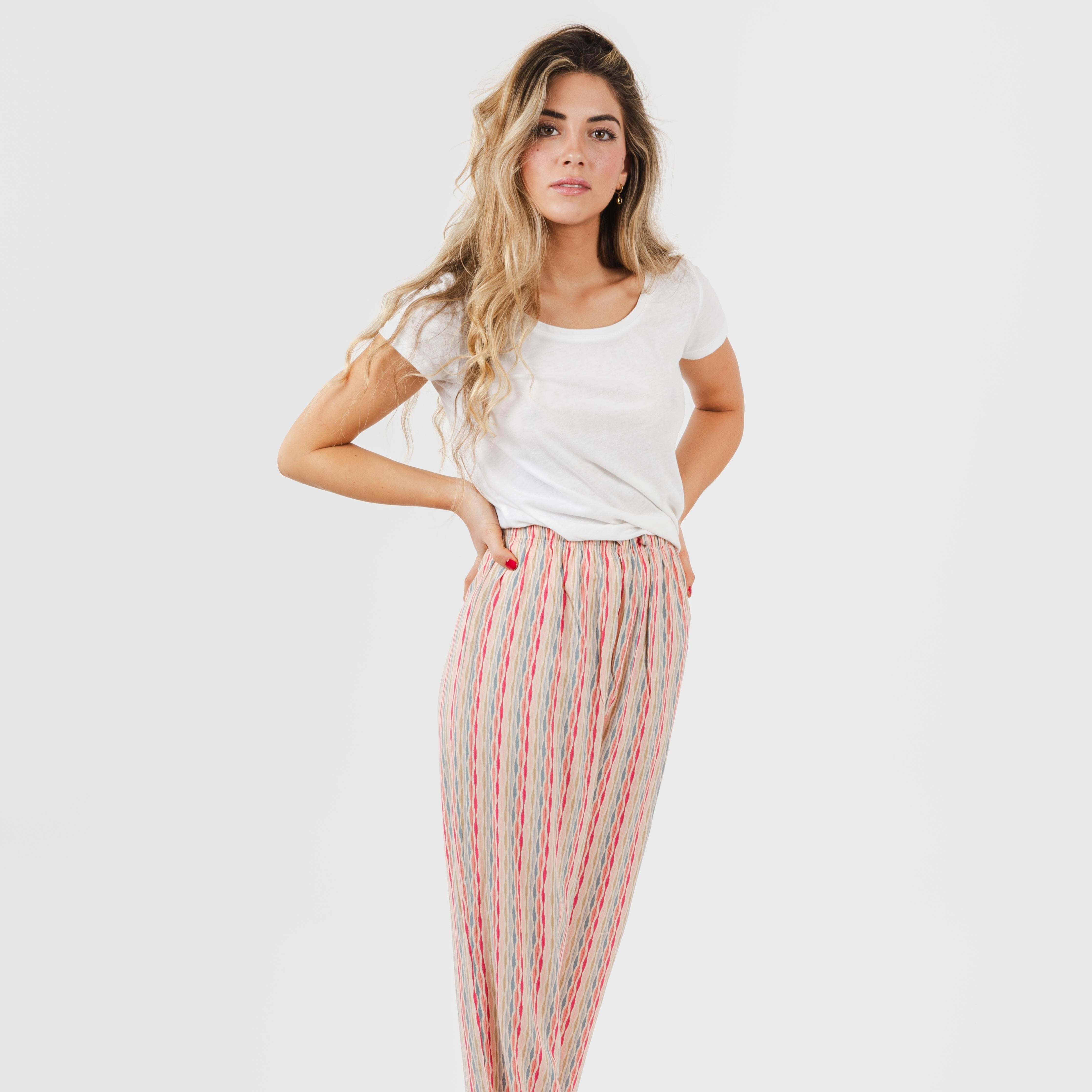 PANTALONI VILLA IN VISCOSA