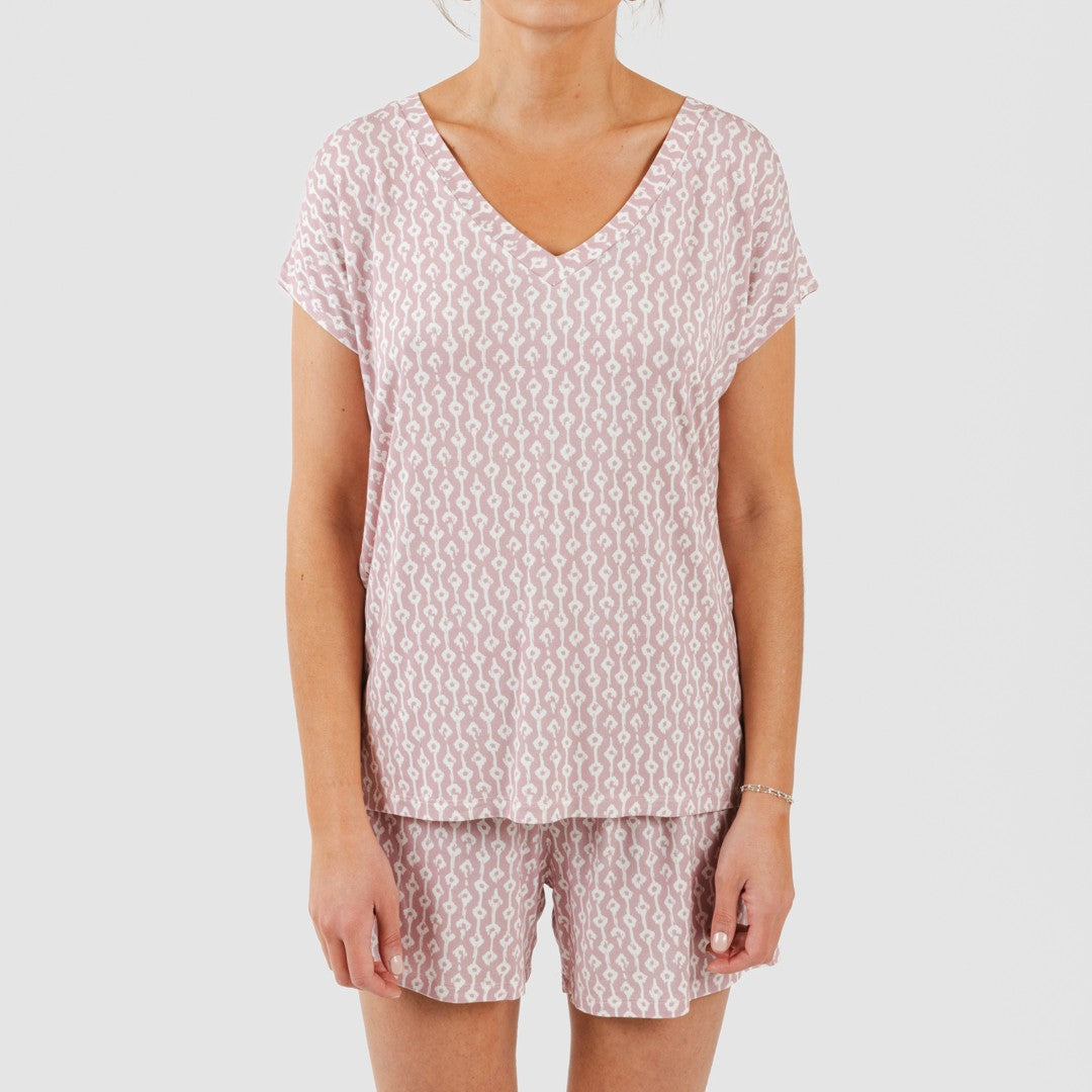 PIGIAMA DONNA ELLENE IN VISCOSA CRT M/FLUIDA