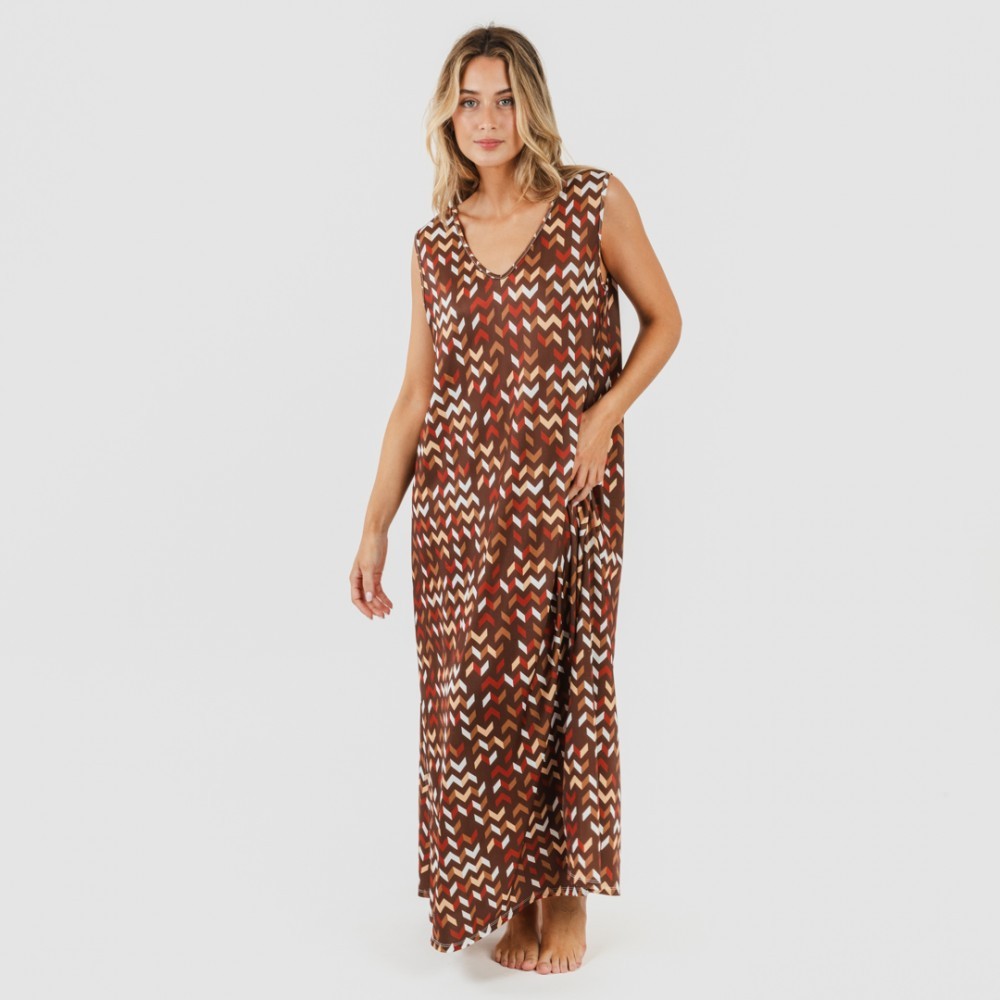 ABITO LUNGO CON SPALLINE MORBIDE ANDONI