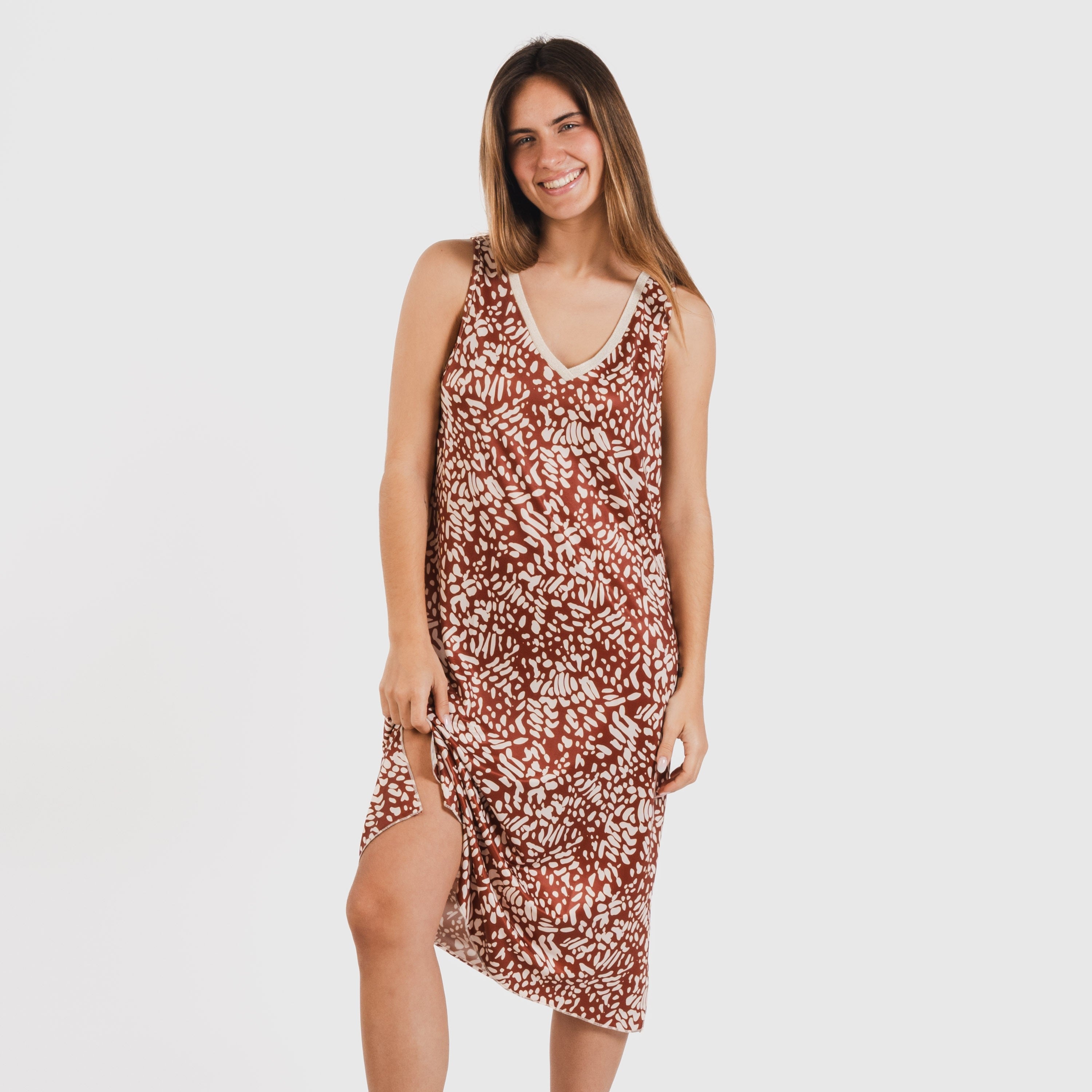 Abito MIDI con spalline morbide Miquela