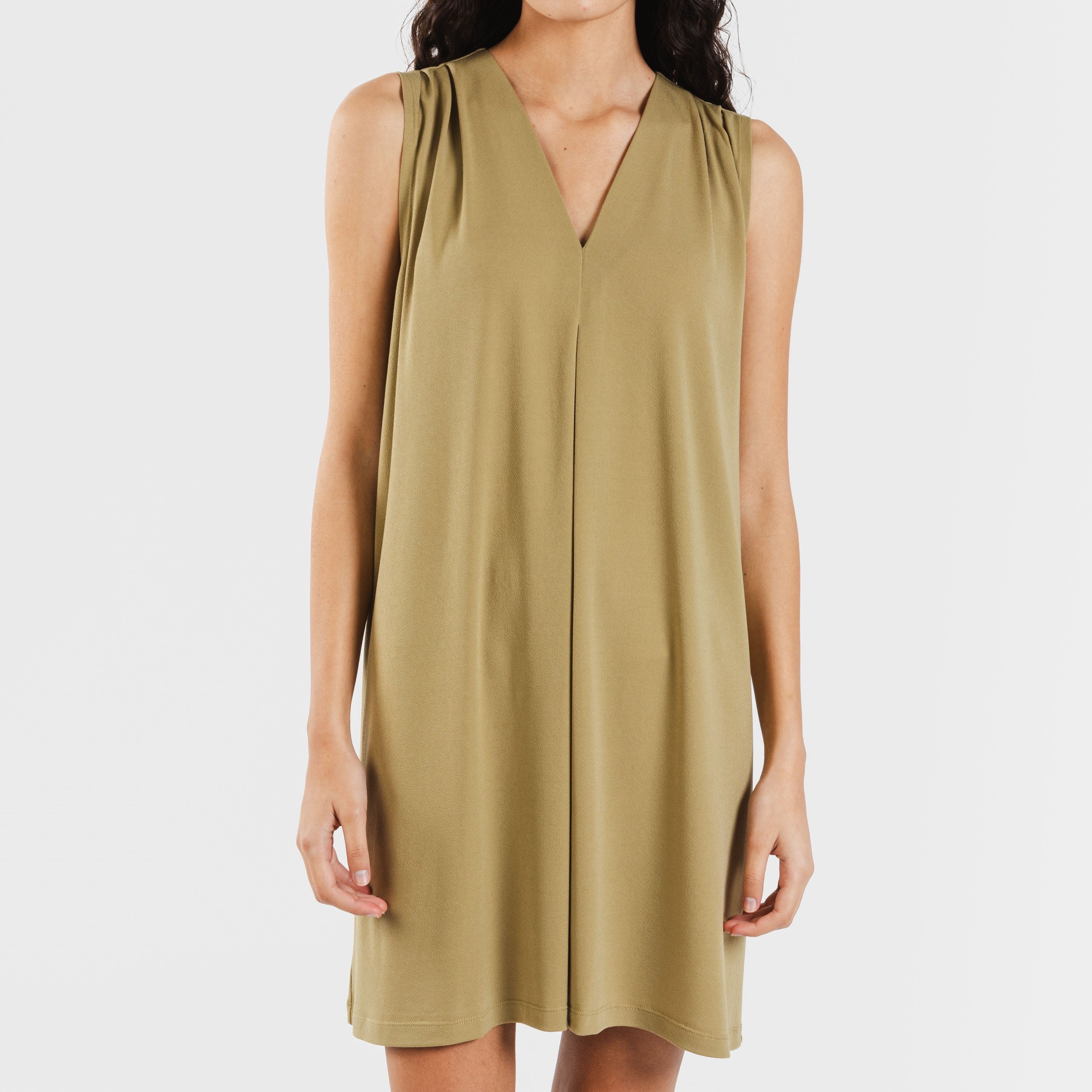 ABITO CORTO IN CREPE SEMPLICE