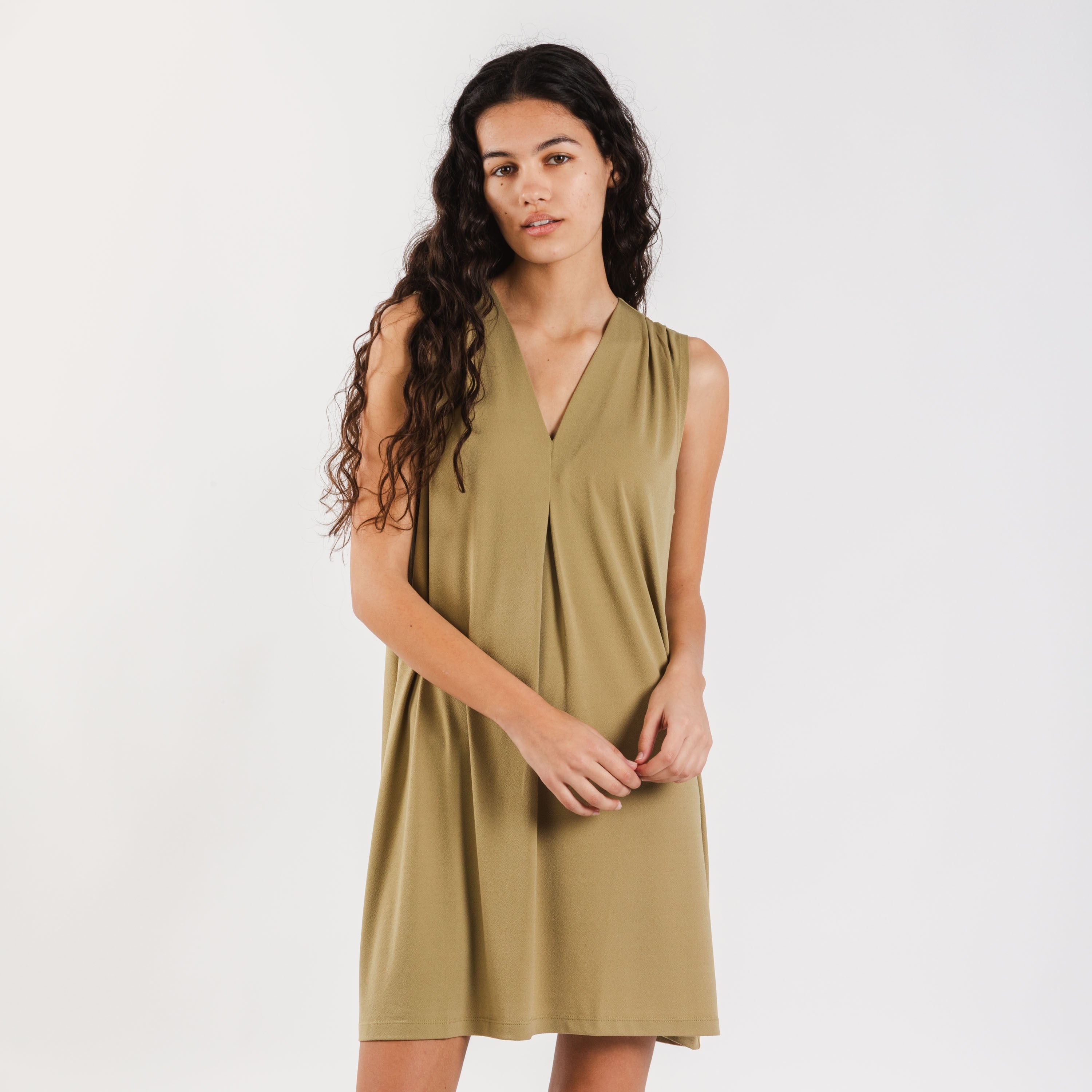 ABITO CORTO IN CREPE SEMPLICE