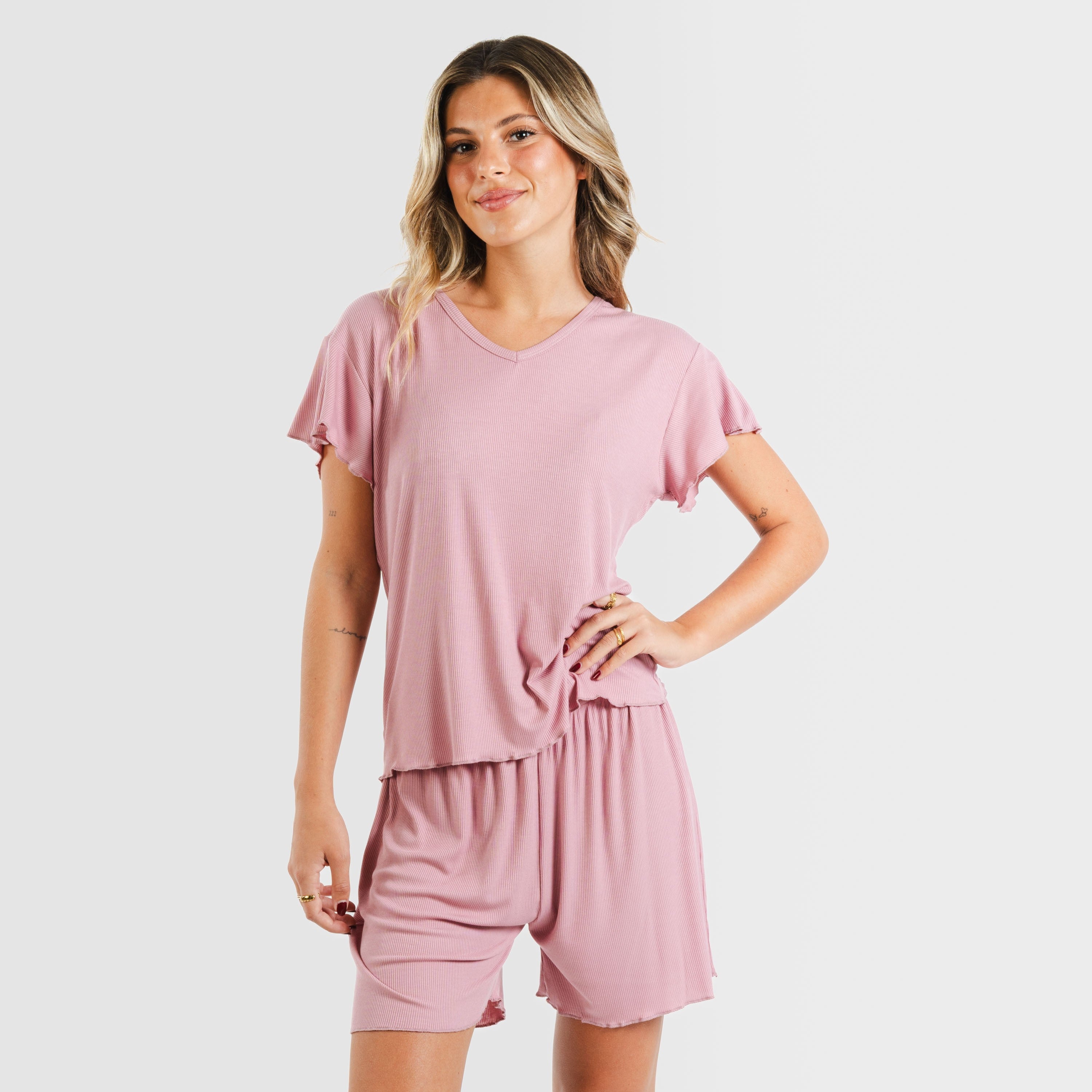 CRT M/CRT PIGIAMA DONNA IN VISCOSA A COSTINE