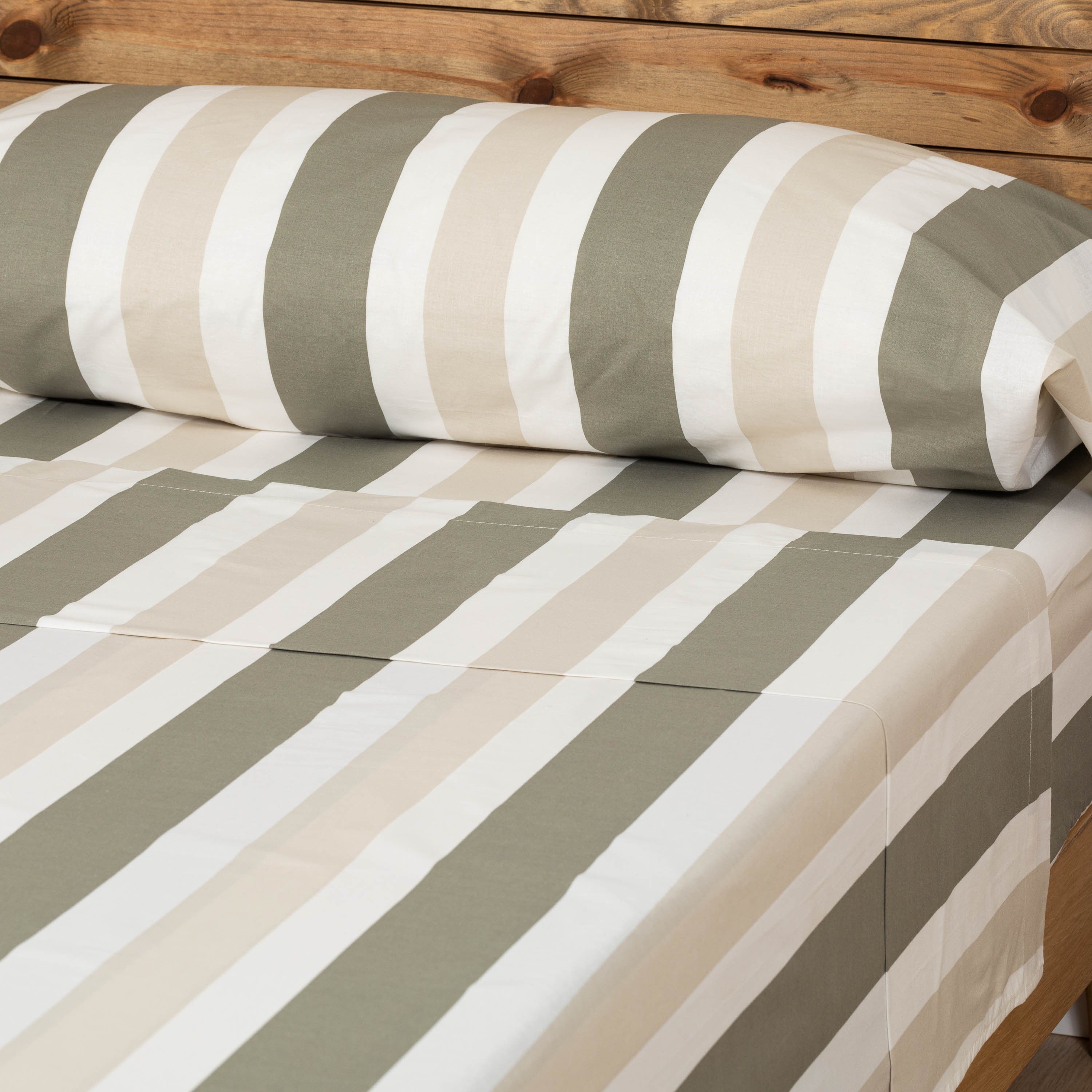 COMPLETO LENZUOLA A RIGHE CALCUTTA ALG