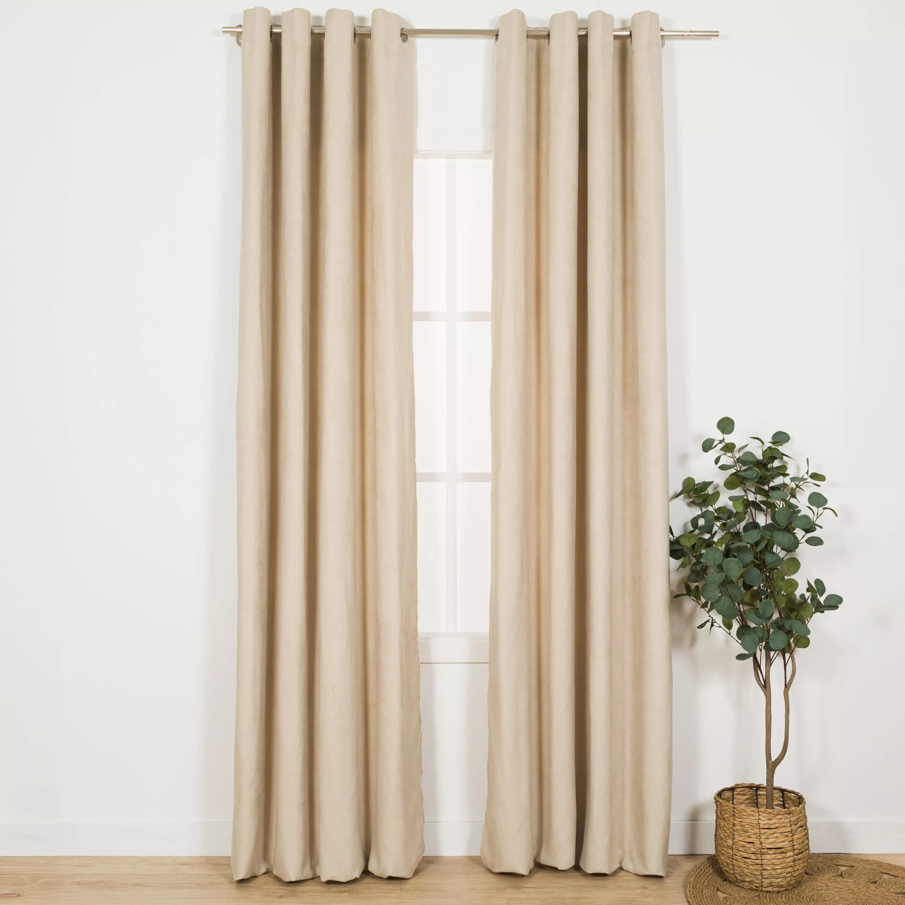 TENDA CON OCCHIELLI IN CAMOSCIO