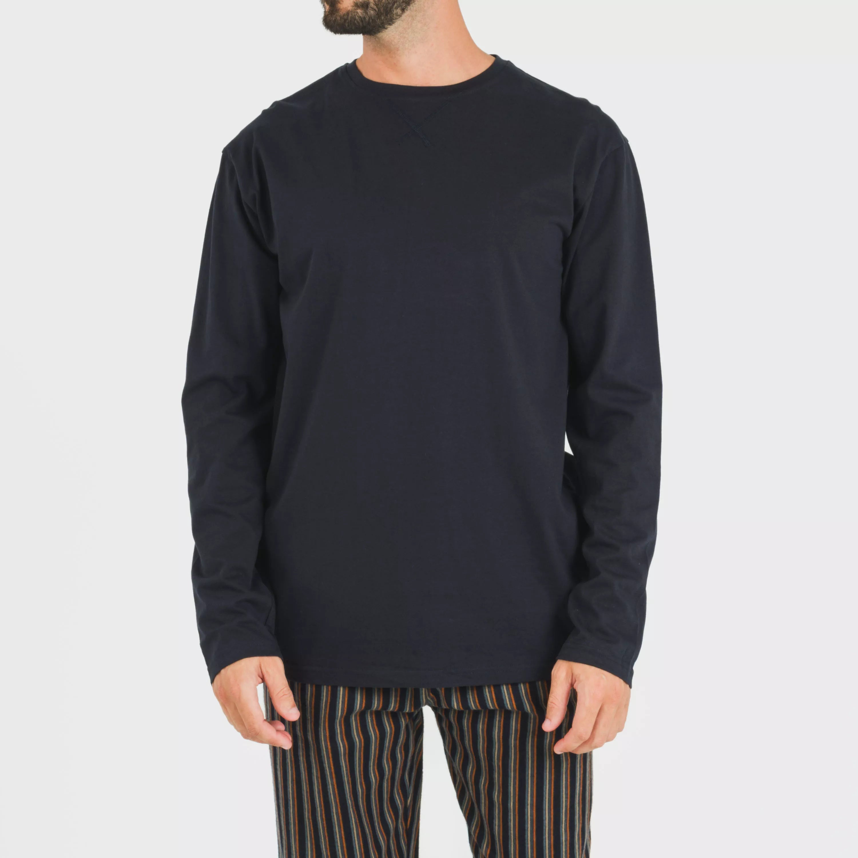 PIGIAMA IN FLANELLA A STRISCE VERMONT DA UOMO