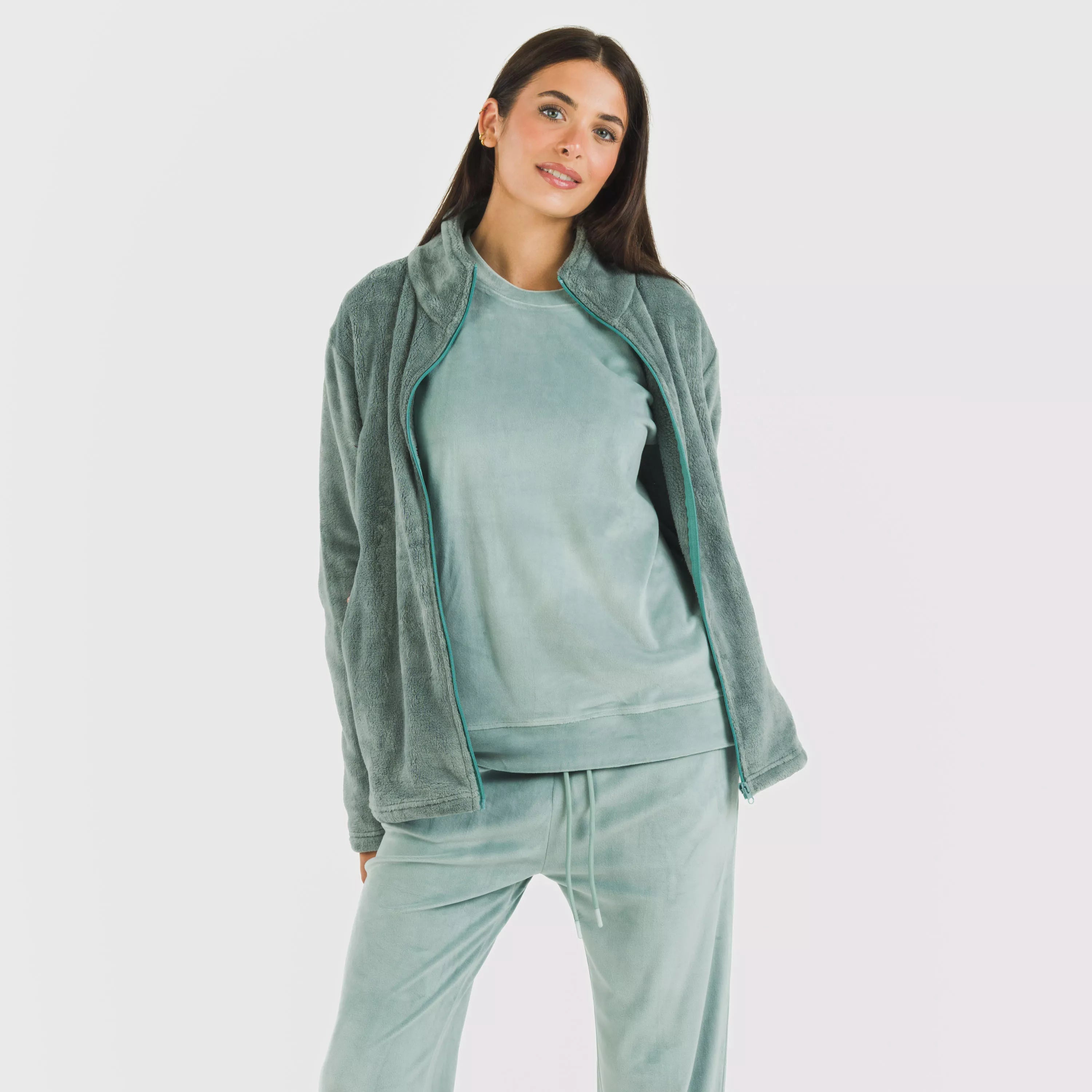 FELPA IN VELLUTO SEMPLICE