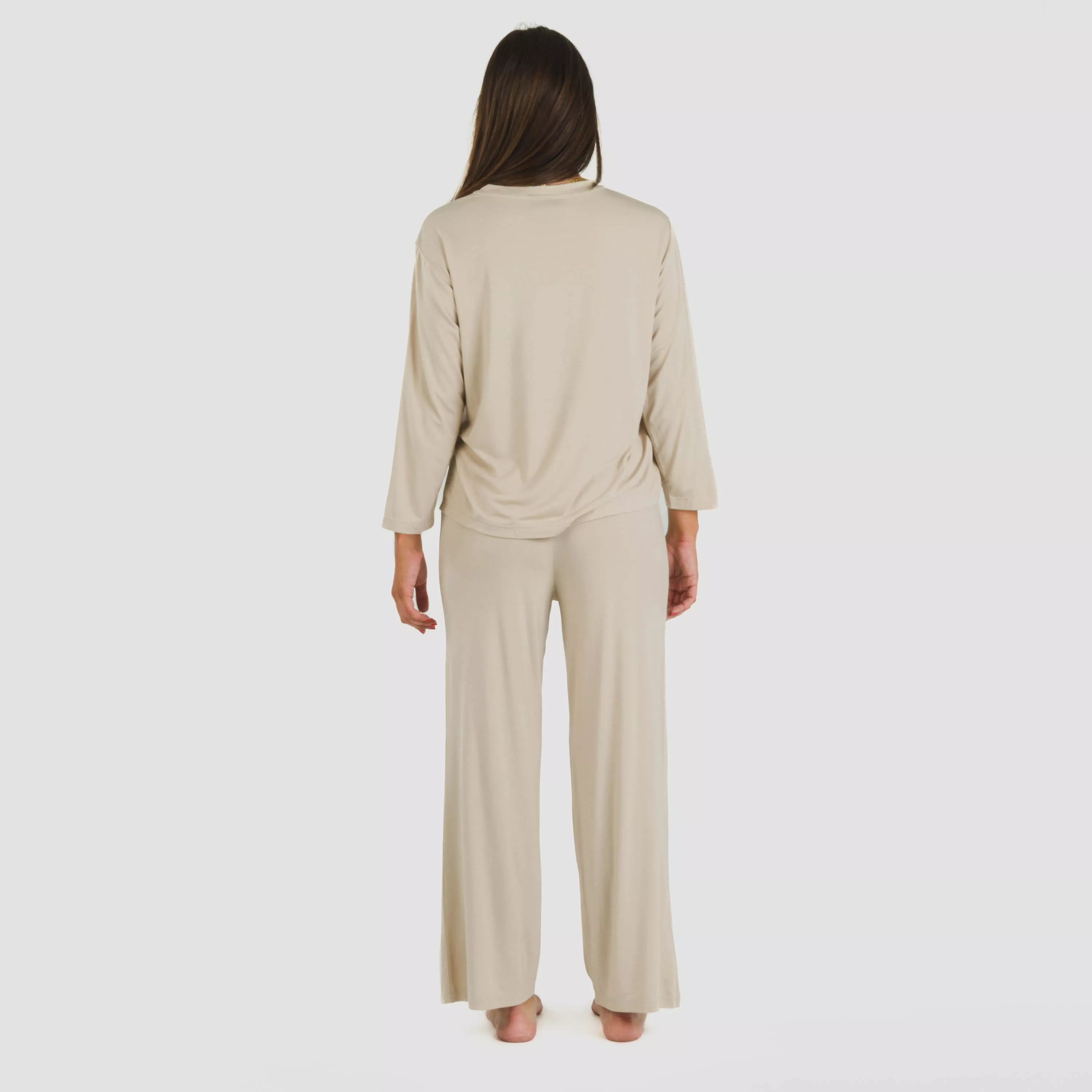 PIGIAMA LUNGO IN VISCOSA DA DONNA SEMPLICE