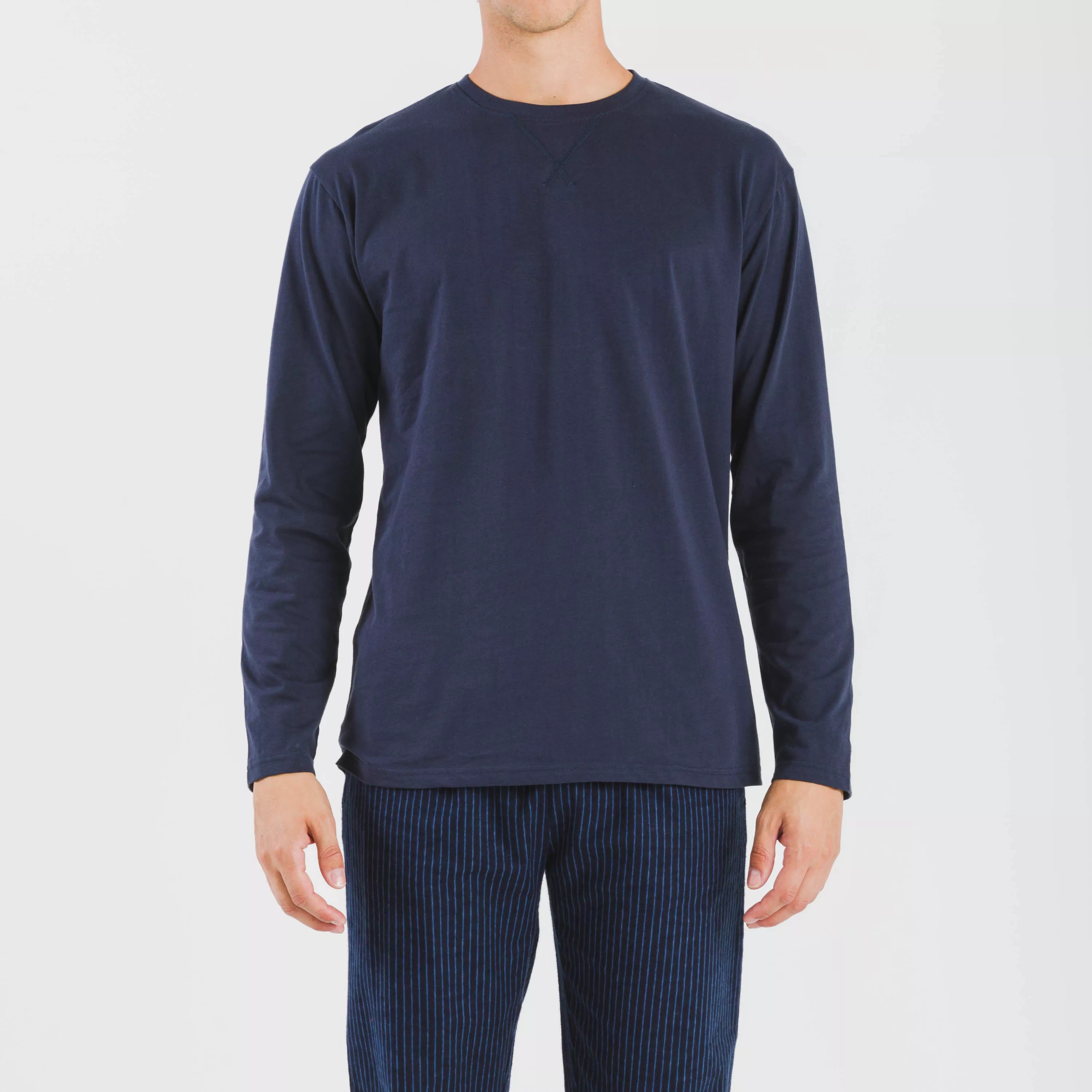 PIGIAMA IN FLANELLA A RIGHE DA UOMO DEREK