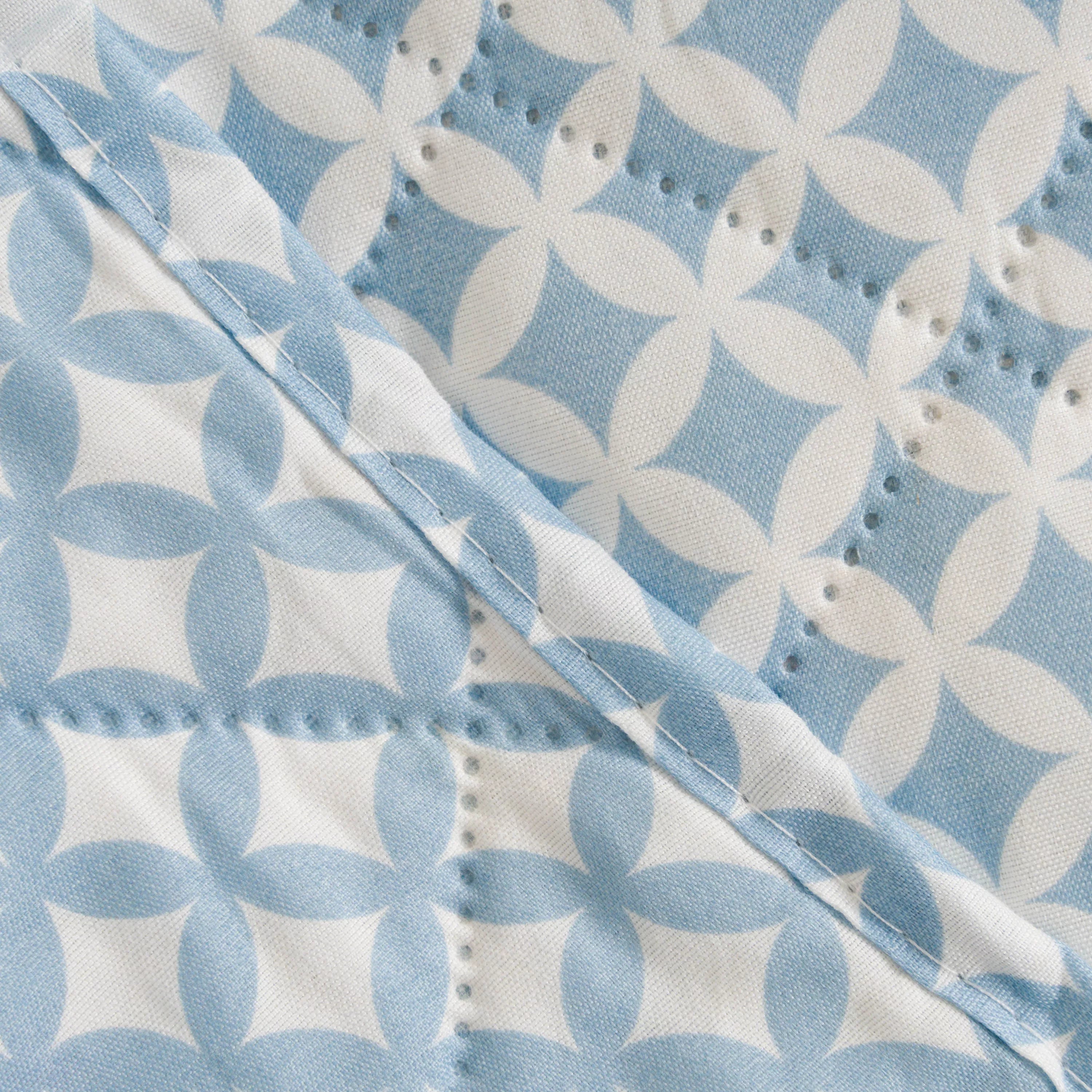 Colcha bouti Ohio indigo