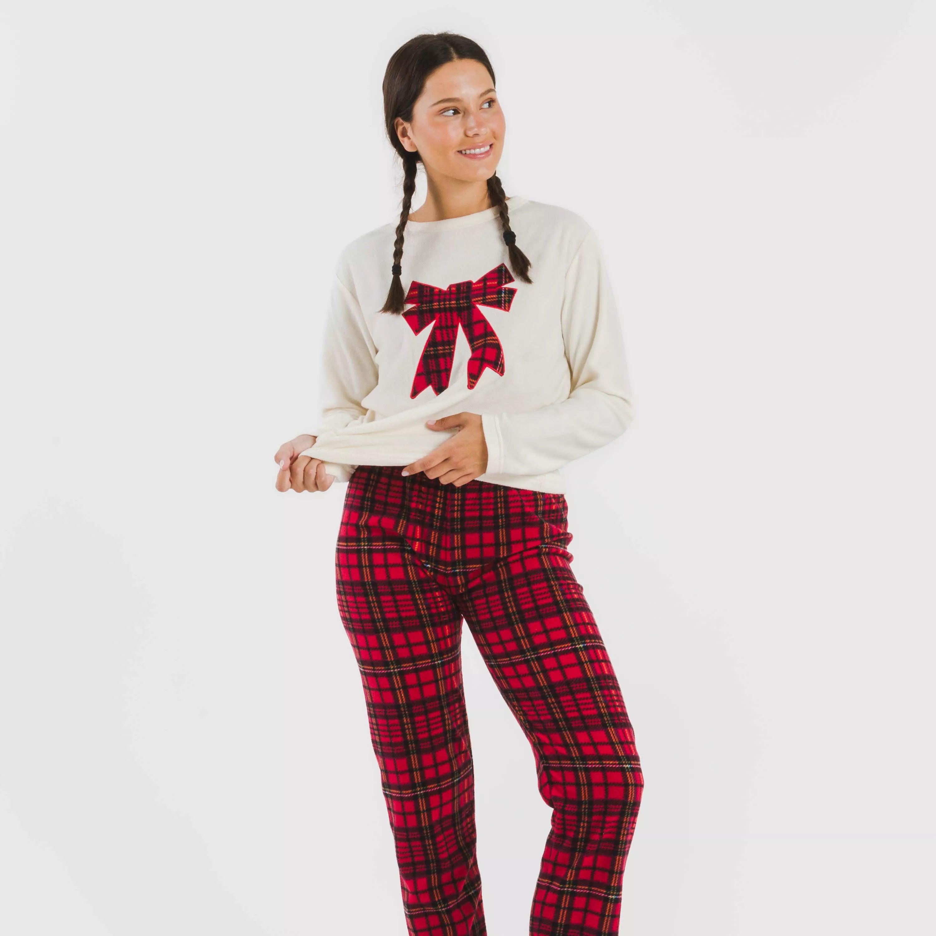 PIGIAMA POLARE CON FIOCCO