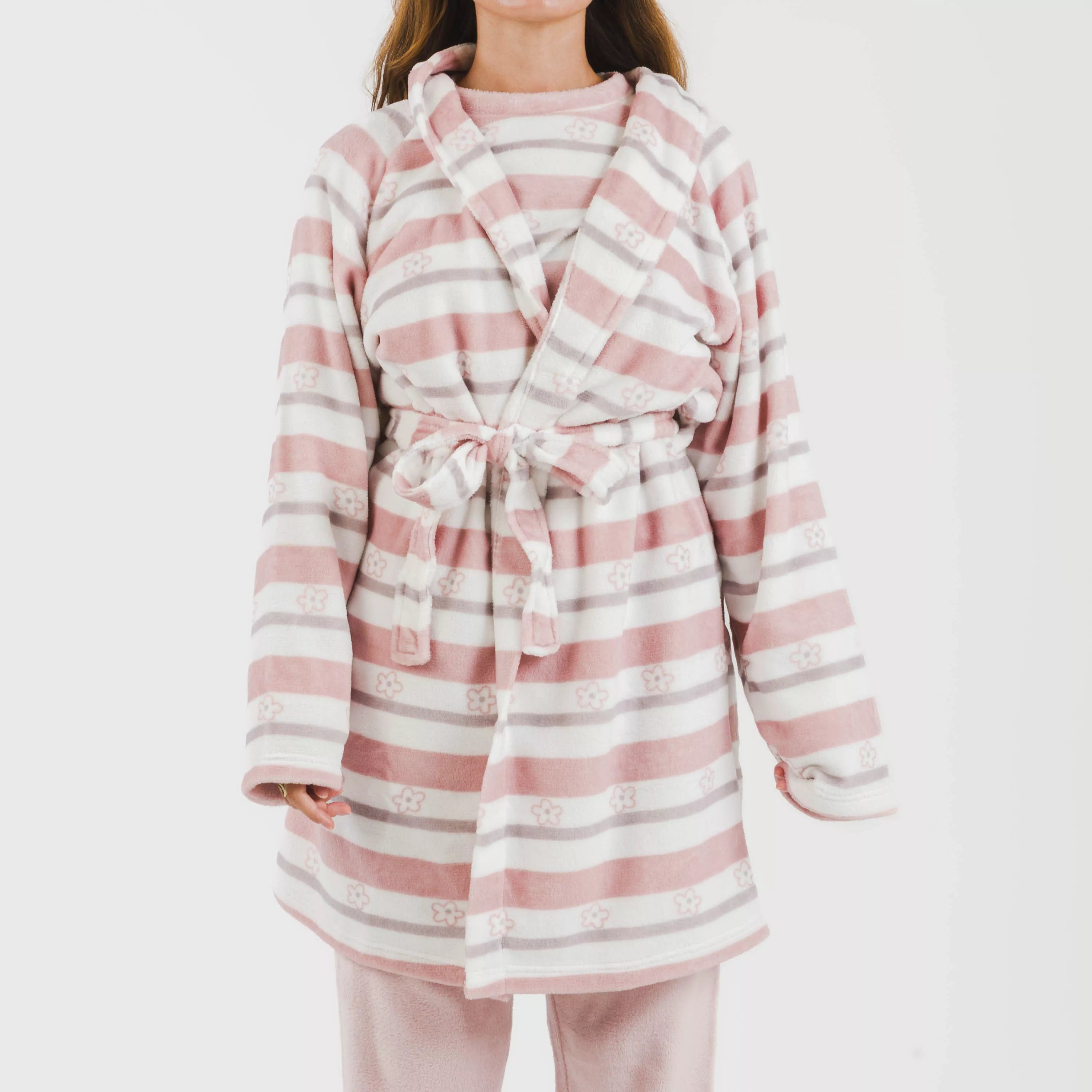 ABITO CORALLO A RIGHE WILMA