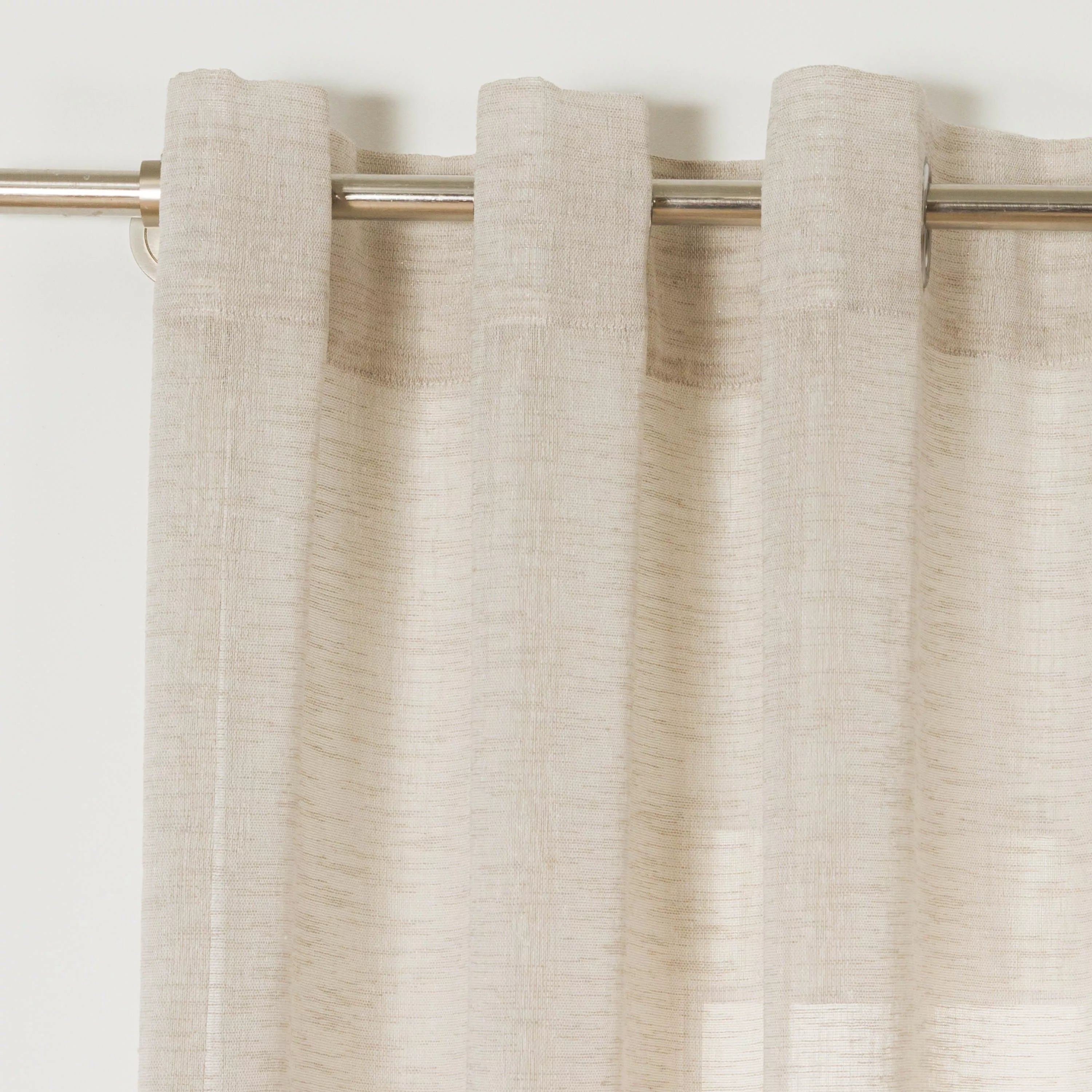 TENDA CON OCCHIELLI A STRISCE ORIZZONTALI CARMONA