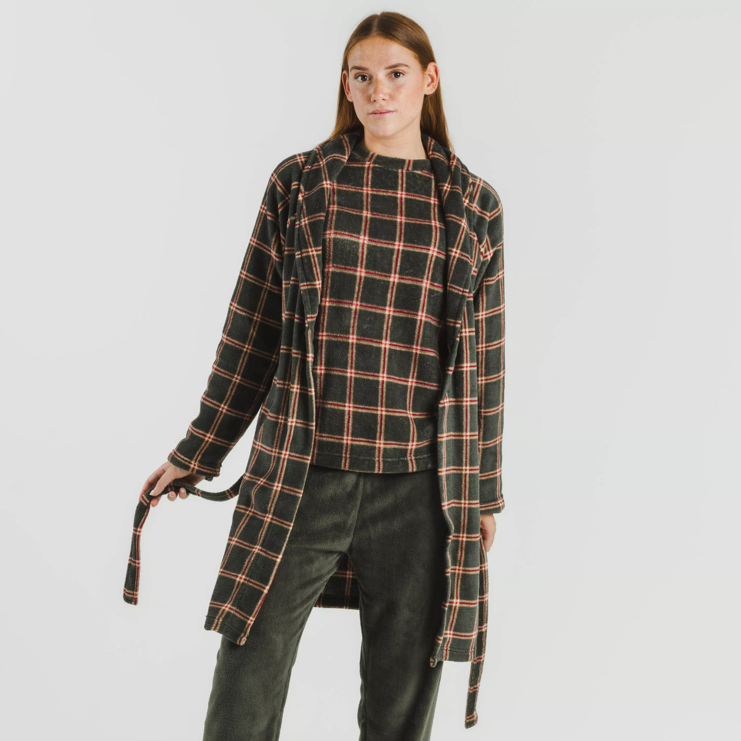 ABITO CORALLO A QUADRI NELBY