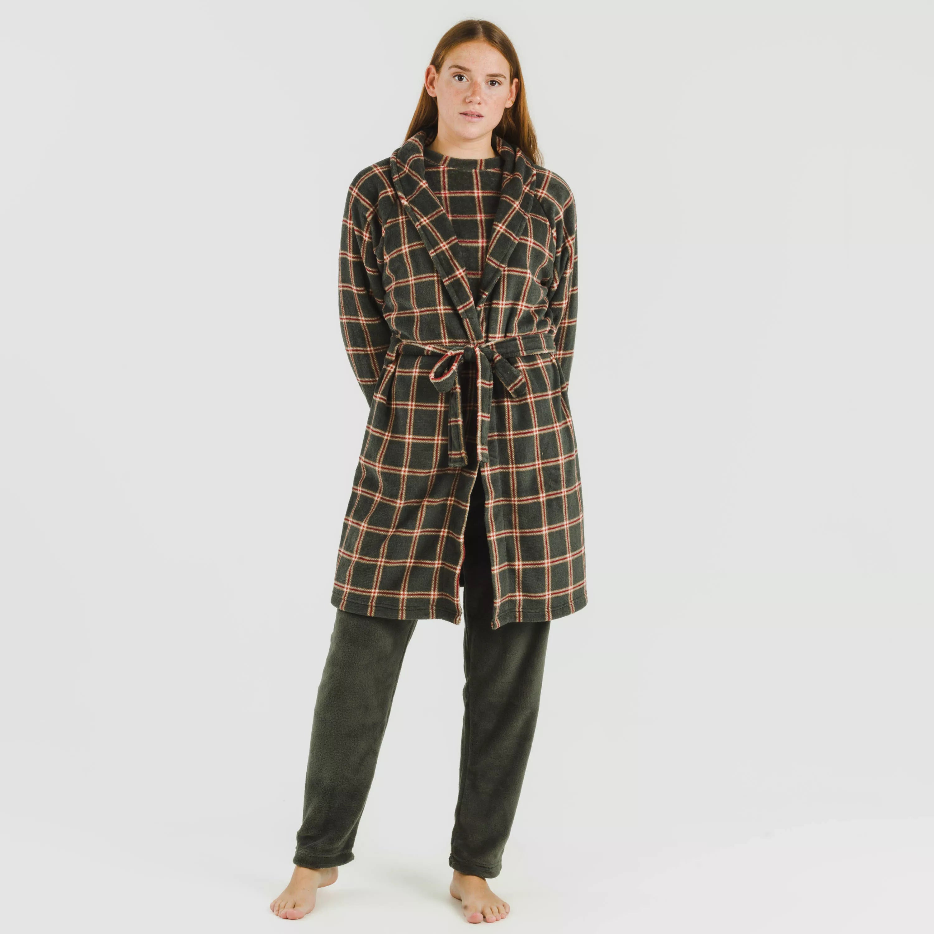 ABITO CORALLO A QUADRI NELBY