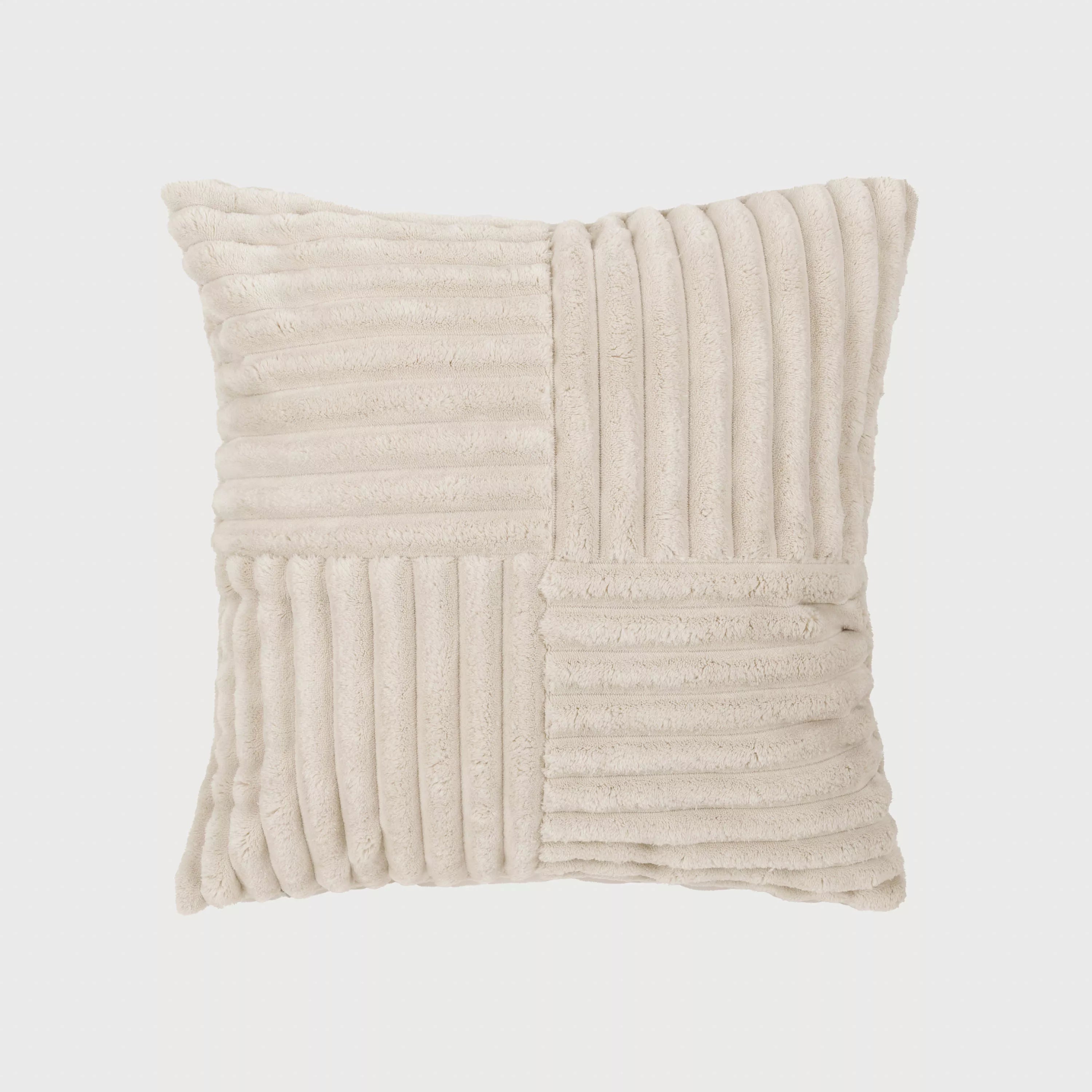 CUSCINO IN VELLUTO A COSTE CON CAPELLI INCROCIATI