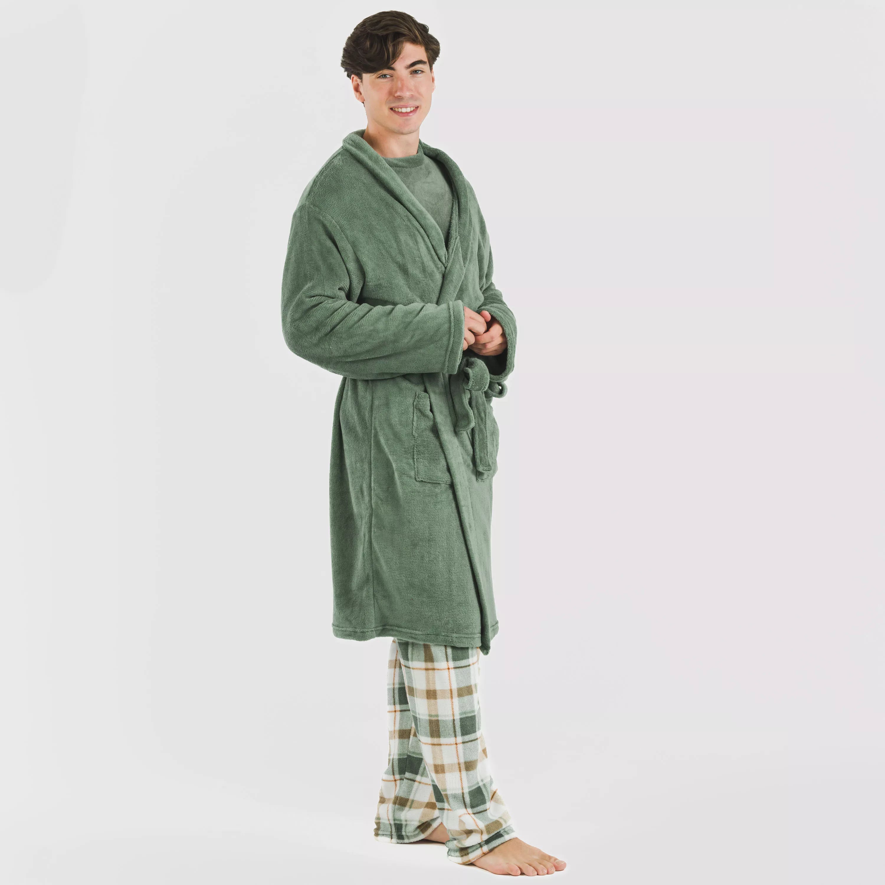 VESTAGLIA CORALLO DA UOMO SOLIDO