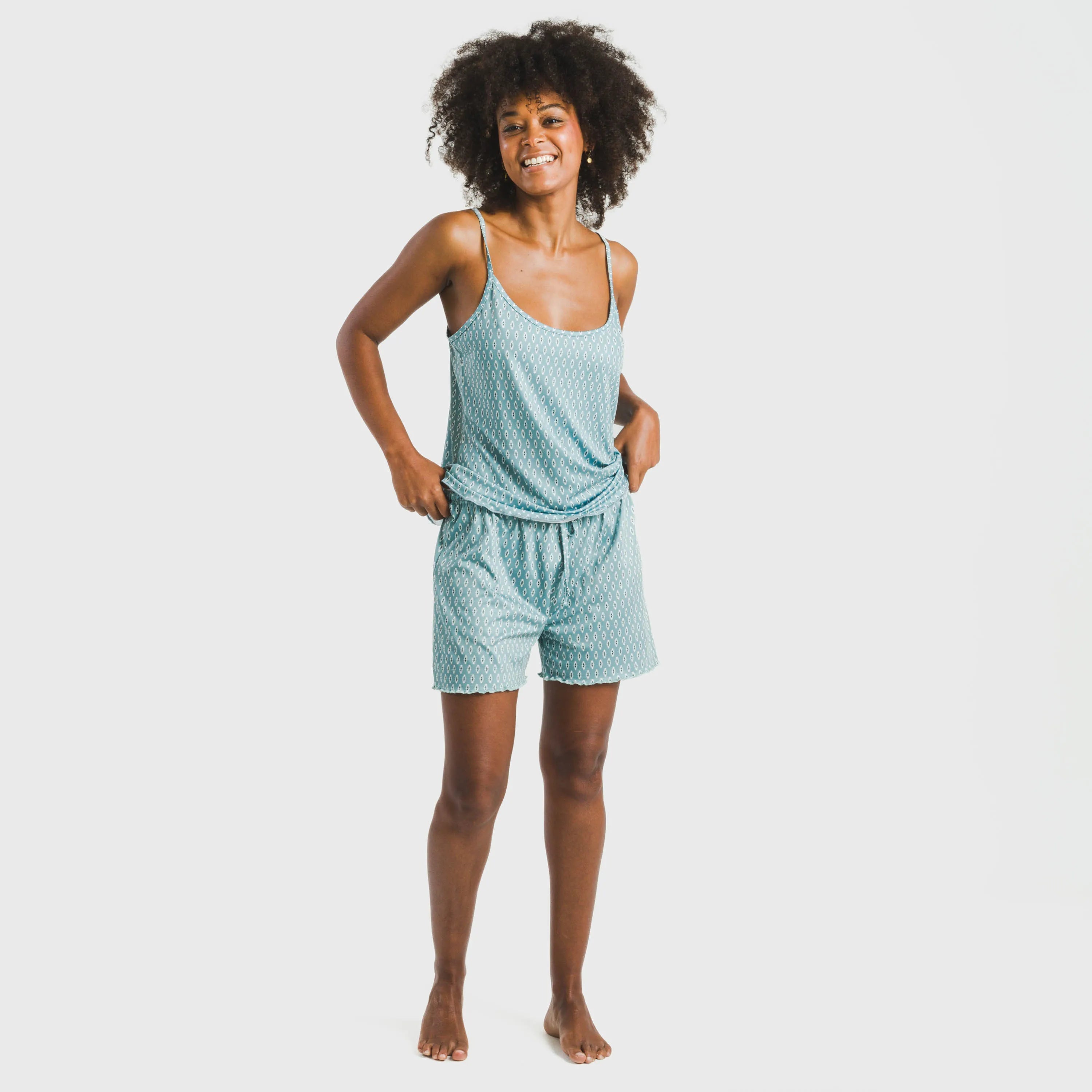 PIGIAMA DA DONNA CON SPALLINE WALIA SOFT