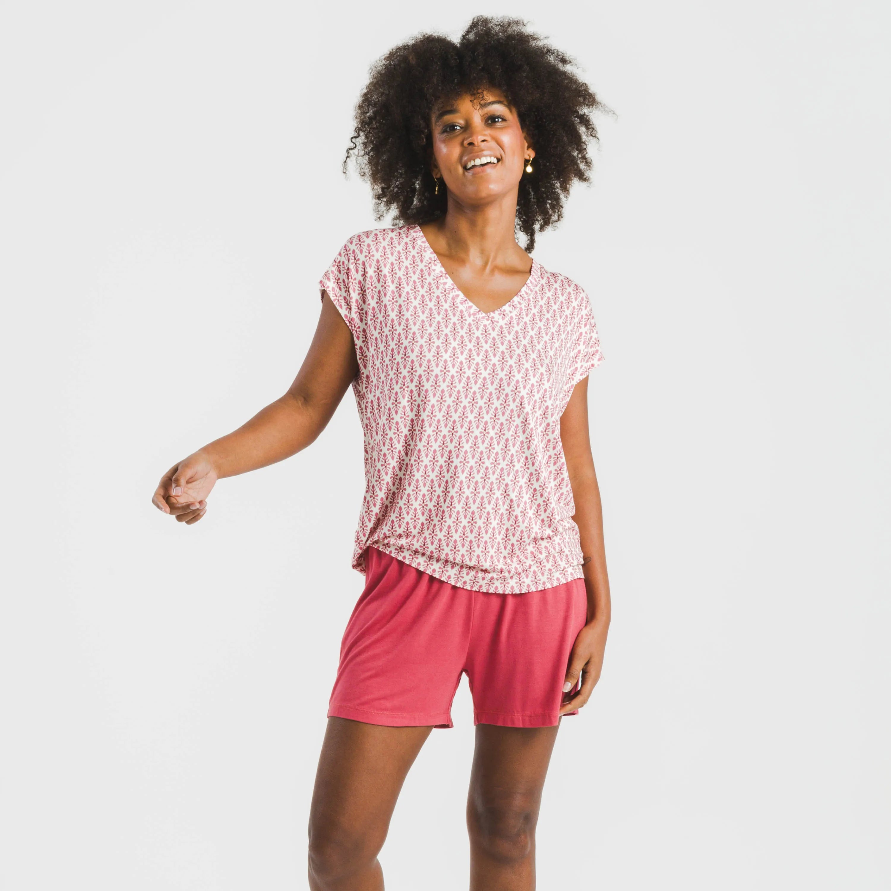 PIGIAMA DONNA IN VISCOSA FLUIDA SERBIA M/