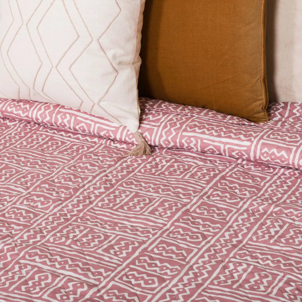 Colcha bouti Vinuesa malva