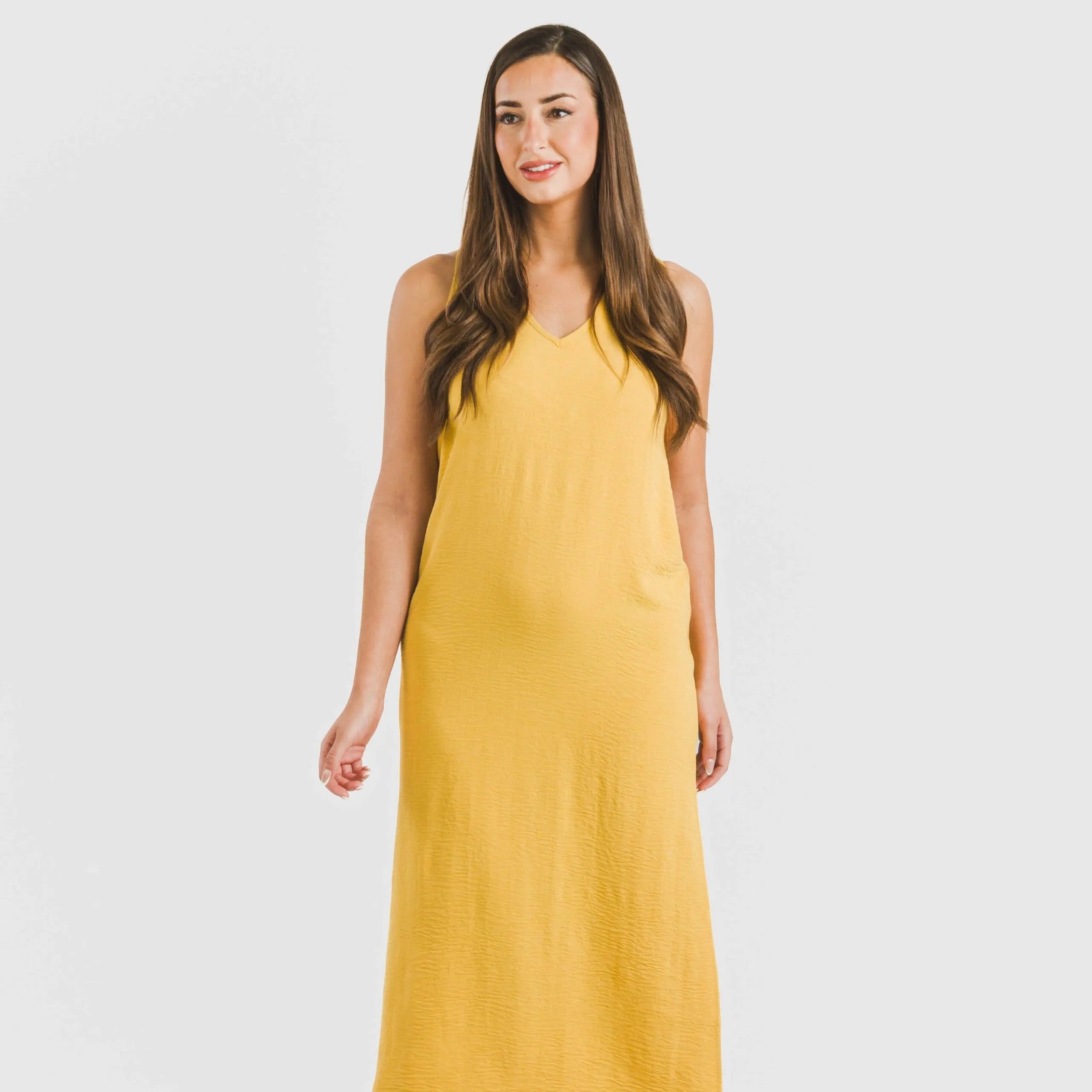 ABITO LUNGO BAMBULA CON SPALLINE