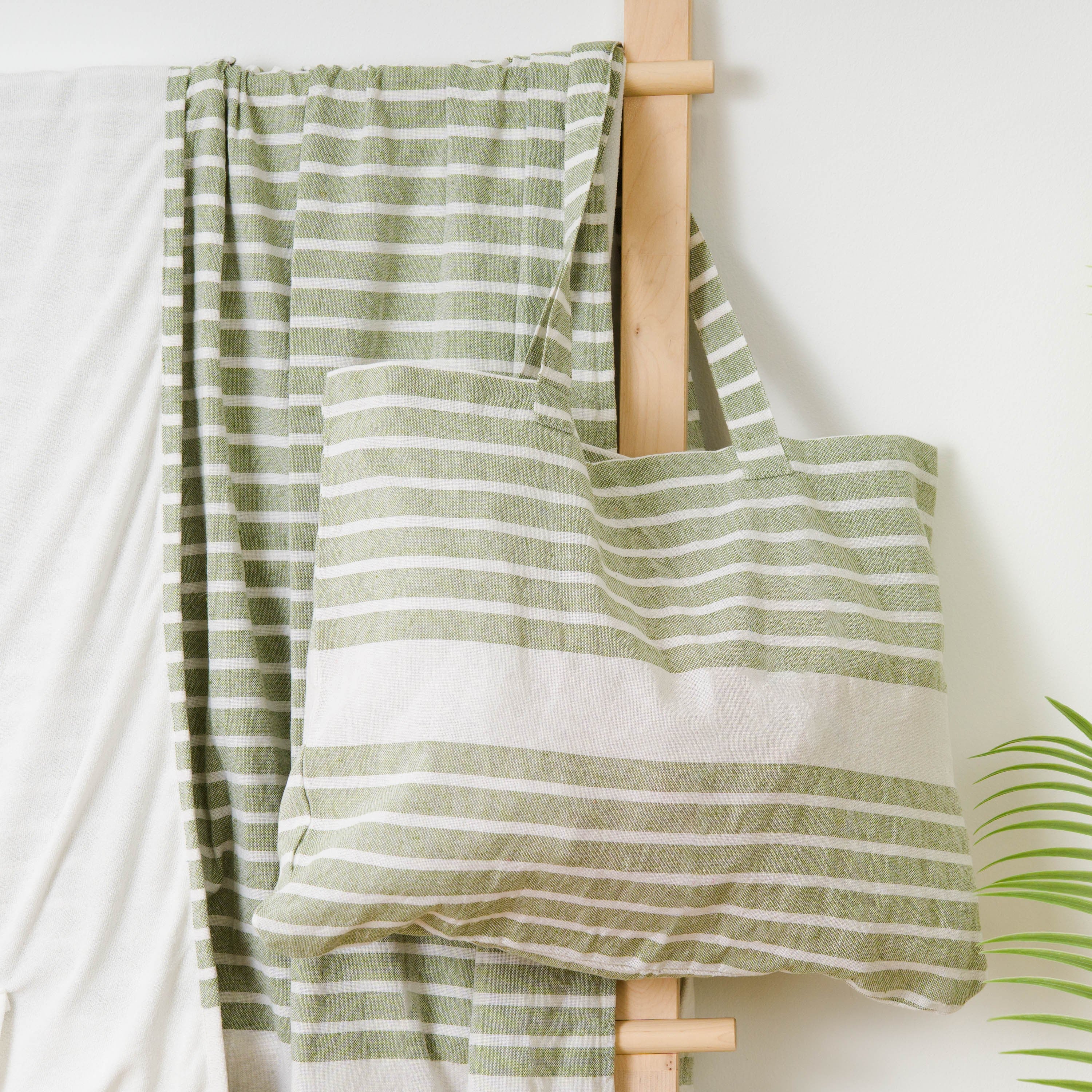 PACK PAREO ASCIUGAMANO + BORSA A RIGHE ALG