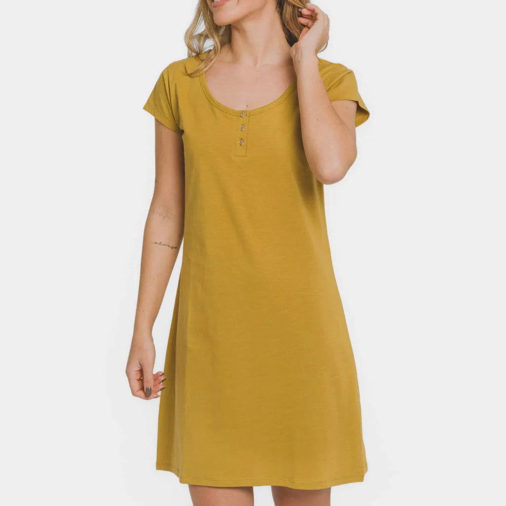 BLUSA DA DONNA A MANICHE CORTE SEMPLICI