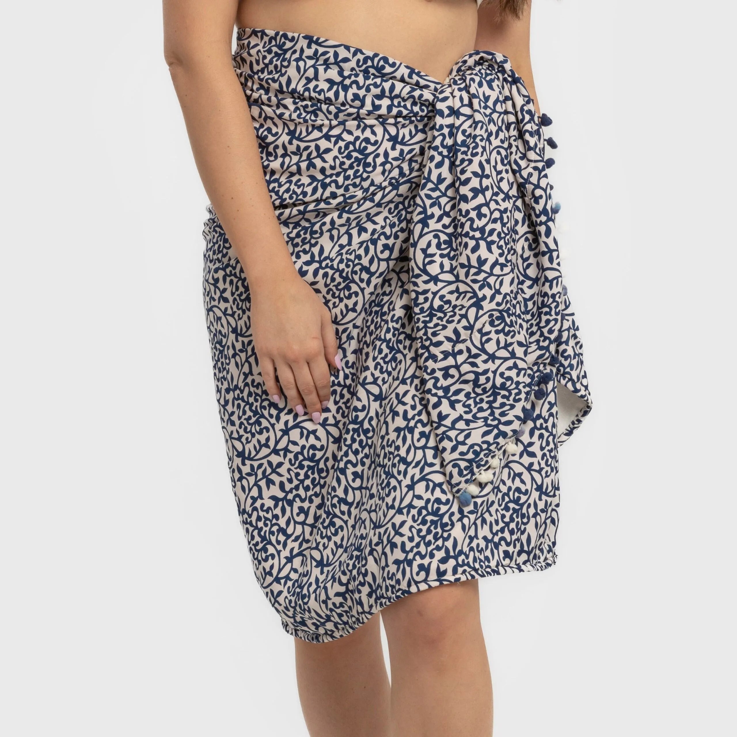 CONFEZIONE ASCIUGAMANO SARONG + BORSA A MANO