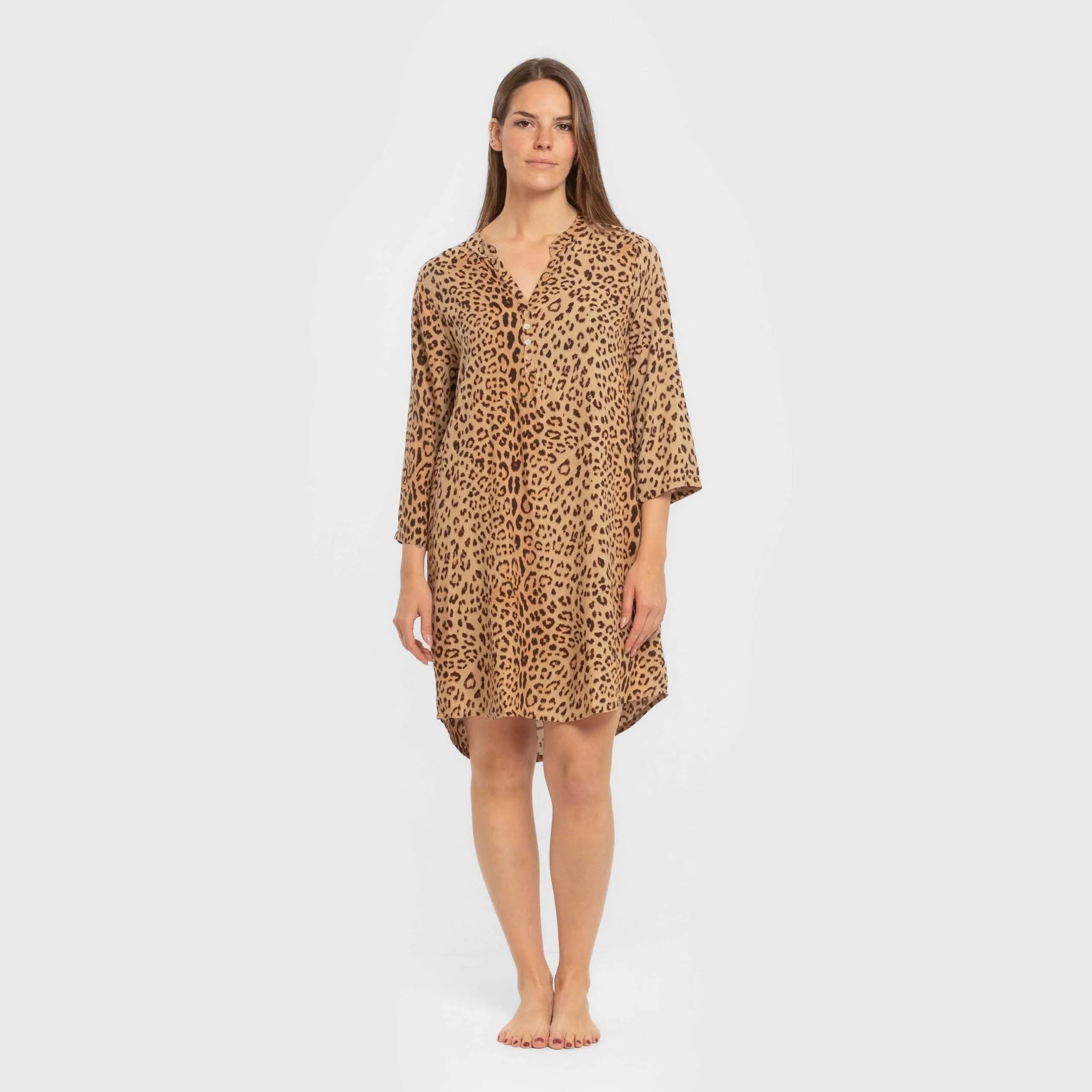 CAMICIA IN VISCOSA LEO