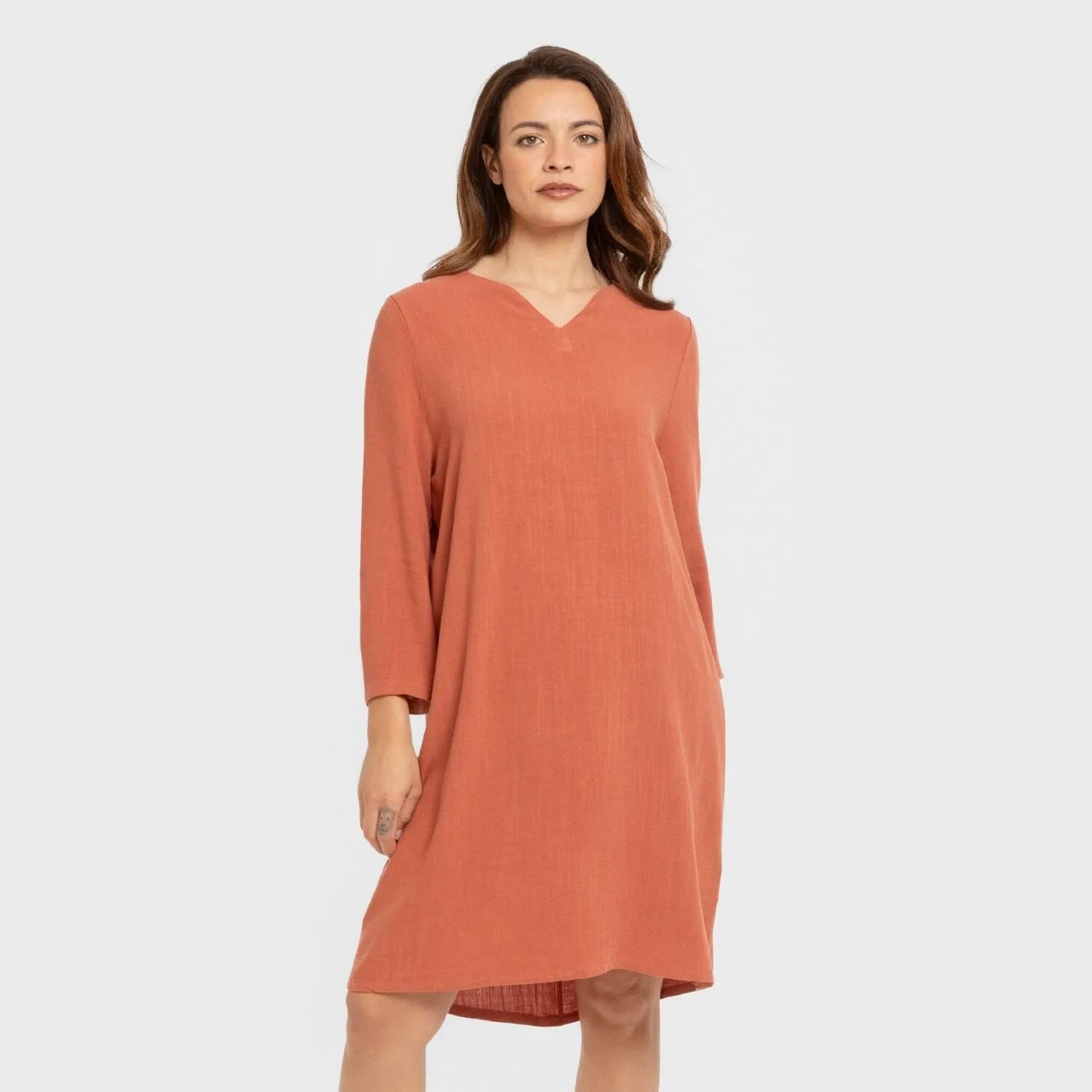 CAMICIA IN LINO SEMPLICE DA DONNA