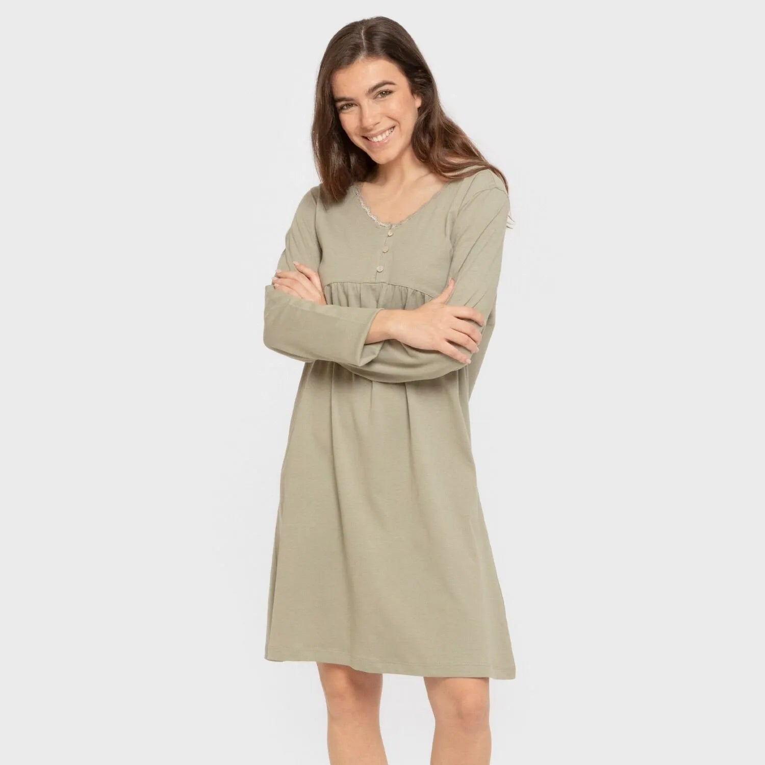 Canotta in pizzo semplice da donna M/L