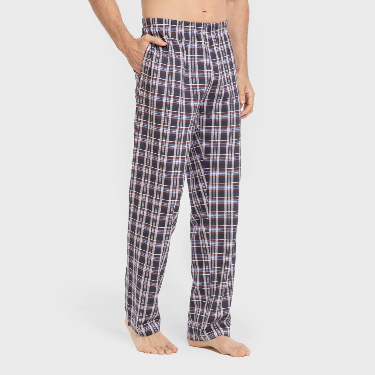 Pigiama lungo da uomo a quadri Edison