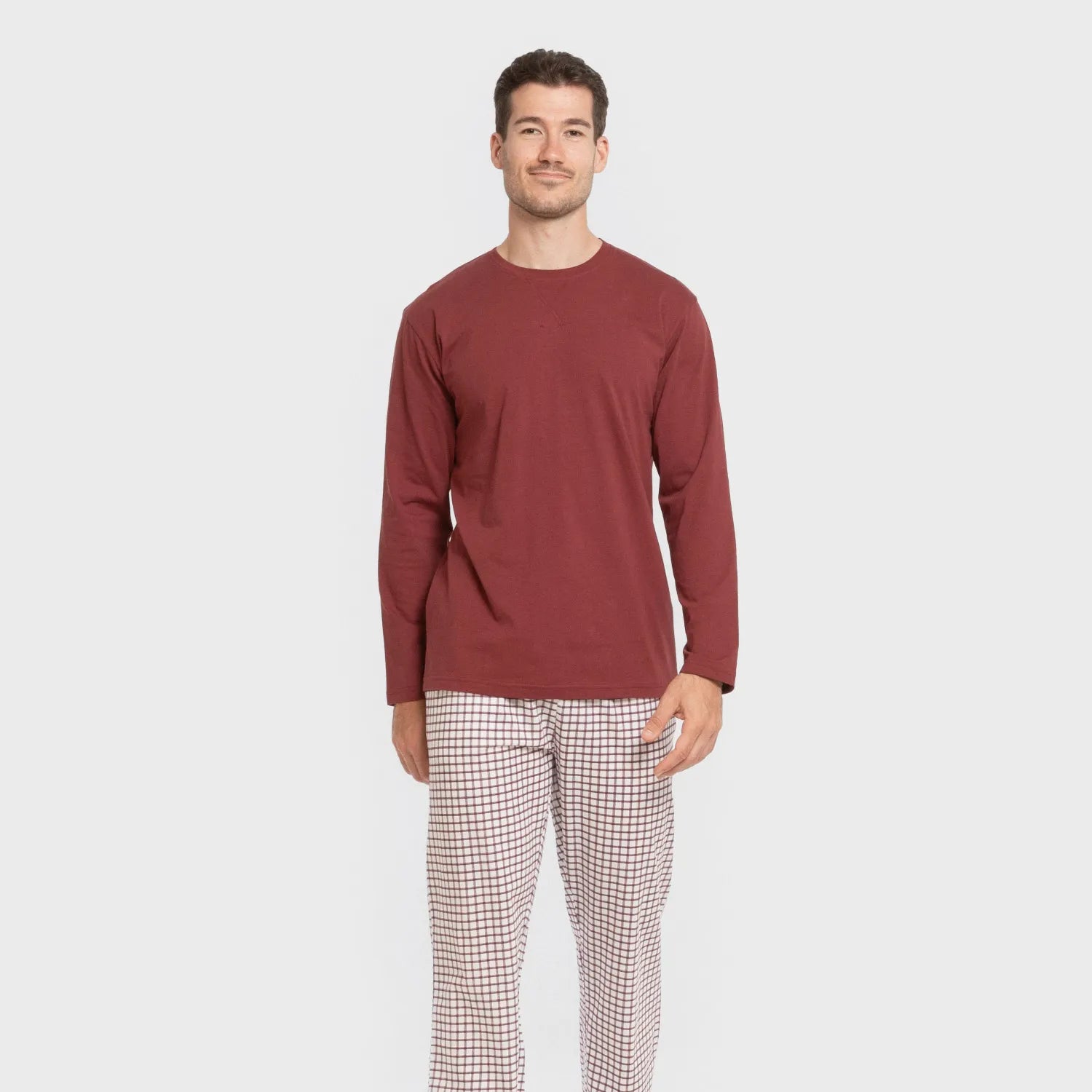 PIGIAMA LUNGO DA UOMO A QUADRI MICHAEL