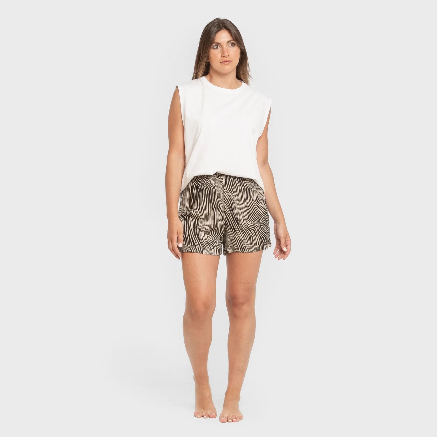 SHORTS DA DONNA IN VISCOSA BAMULA DRUS