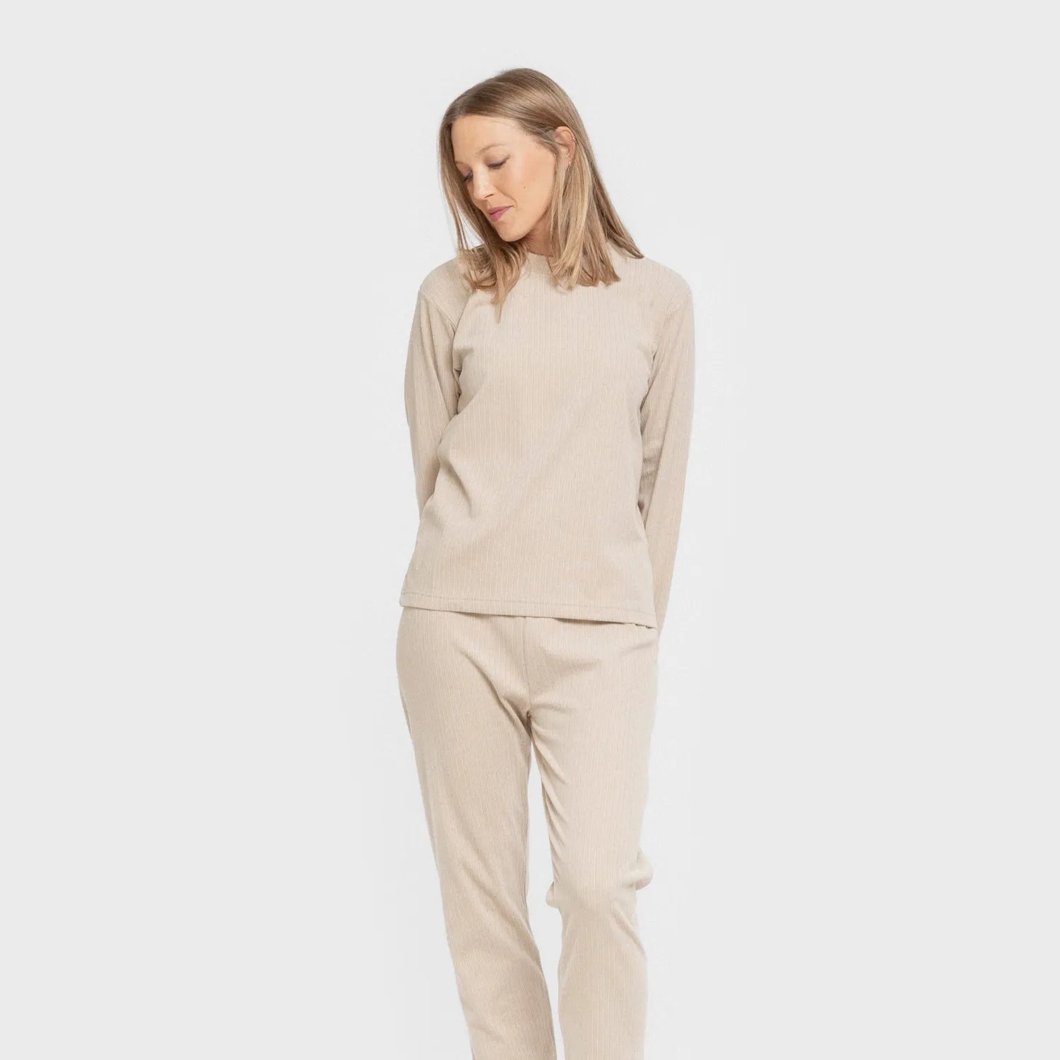 PIGIAMA CANALE A RIGHE LARGHE DA DONNA