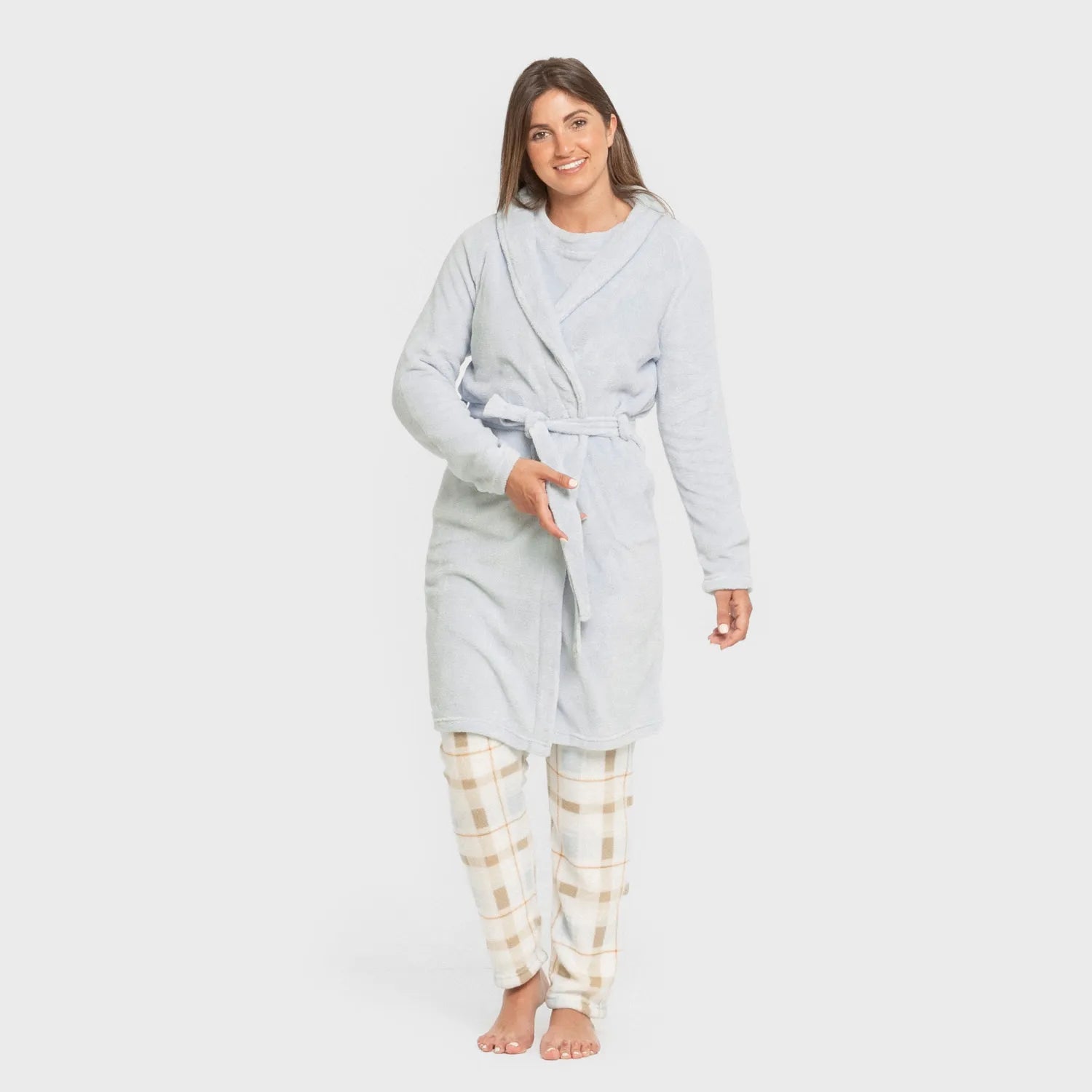 VESTAGLIA CORALLO DA DONNA IN TESSUTO SOLIDO