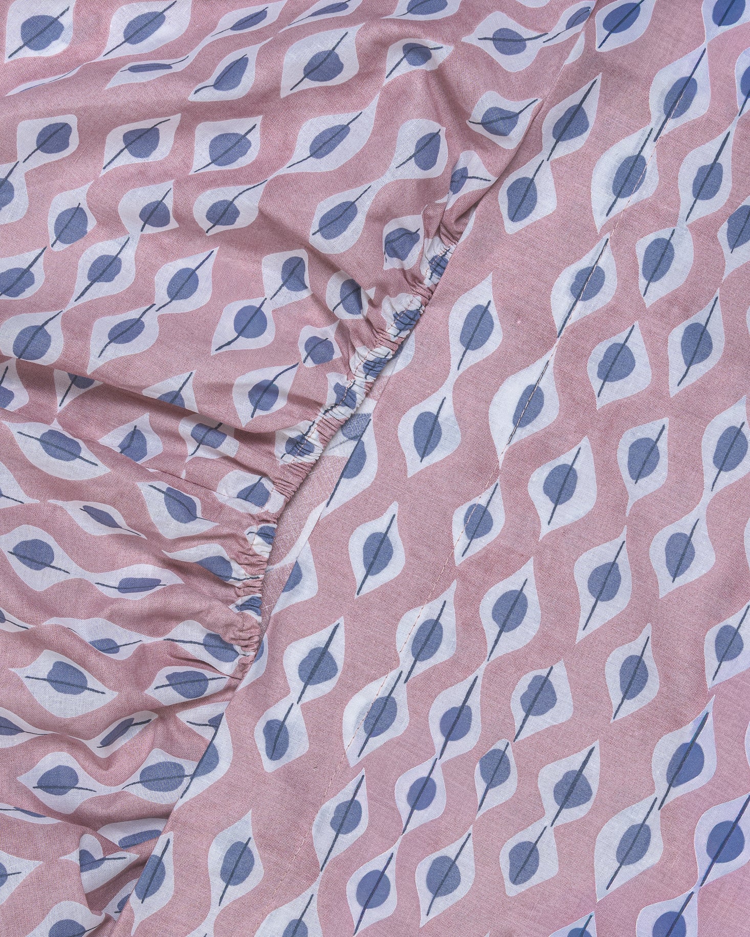 Juego de sábanas algodón Concha malva - PR