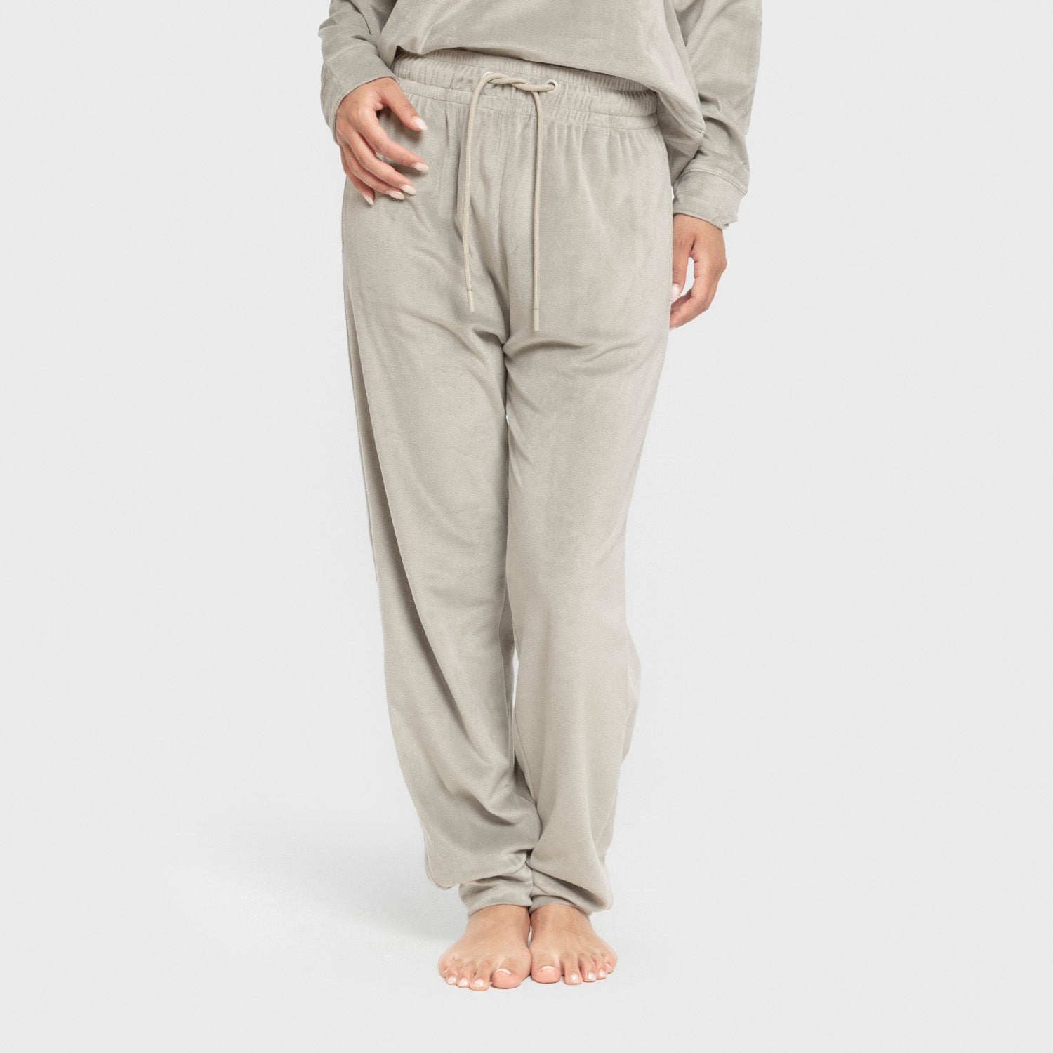 Pijama terciopelo super soft liso Verde Seco