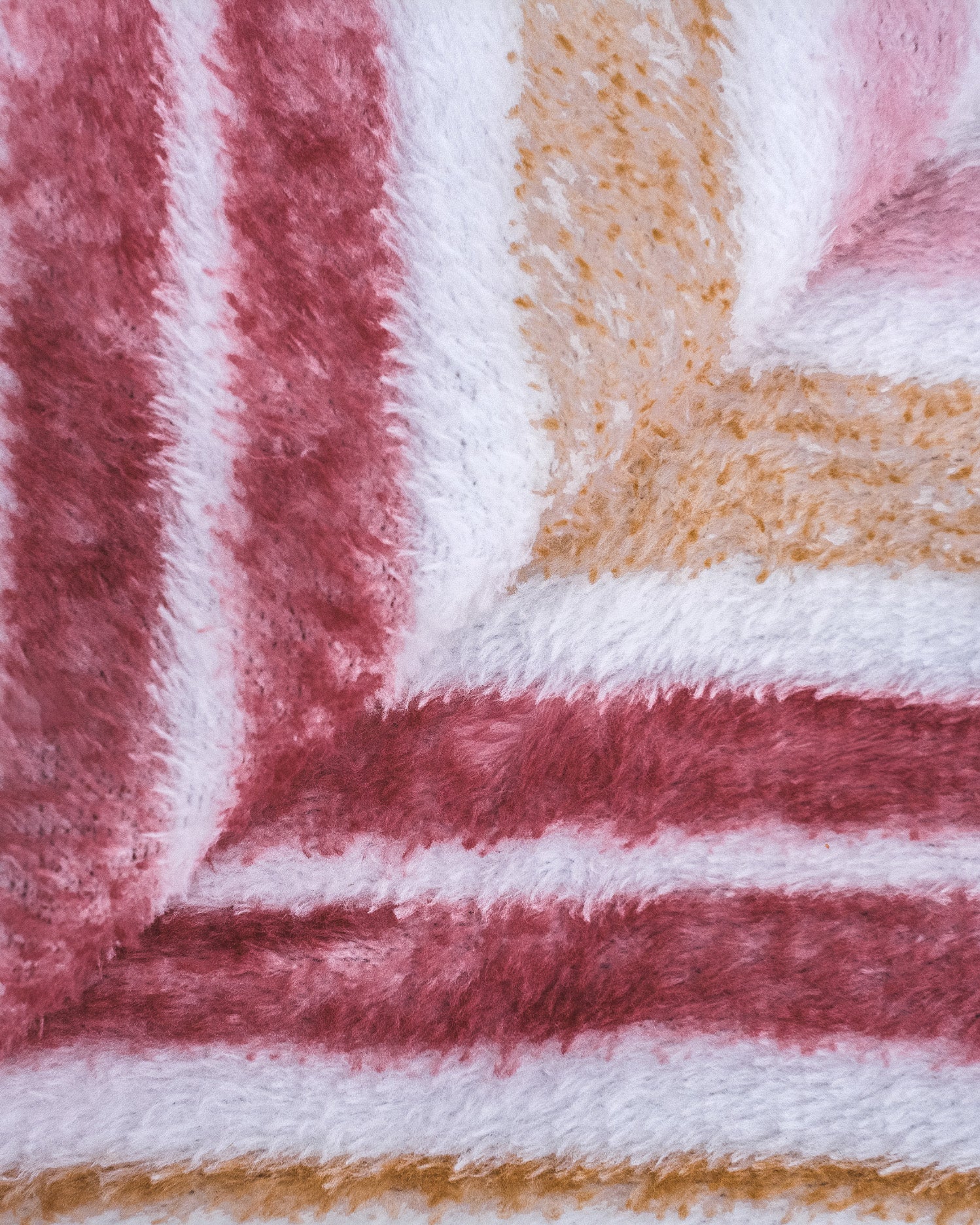 Manta coral Raya Calendula malva rosa