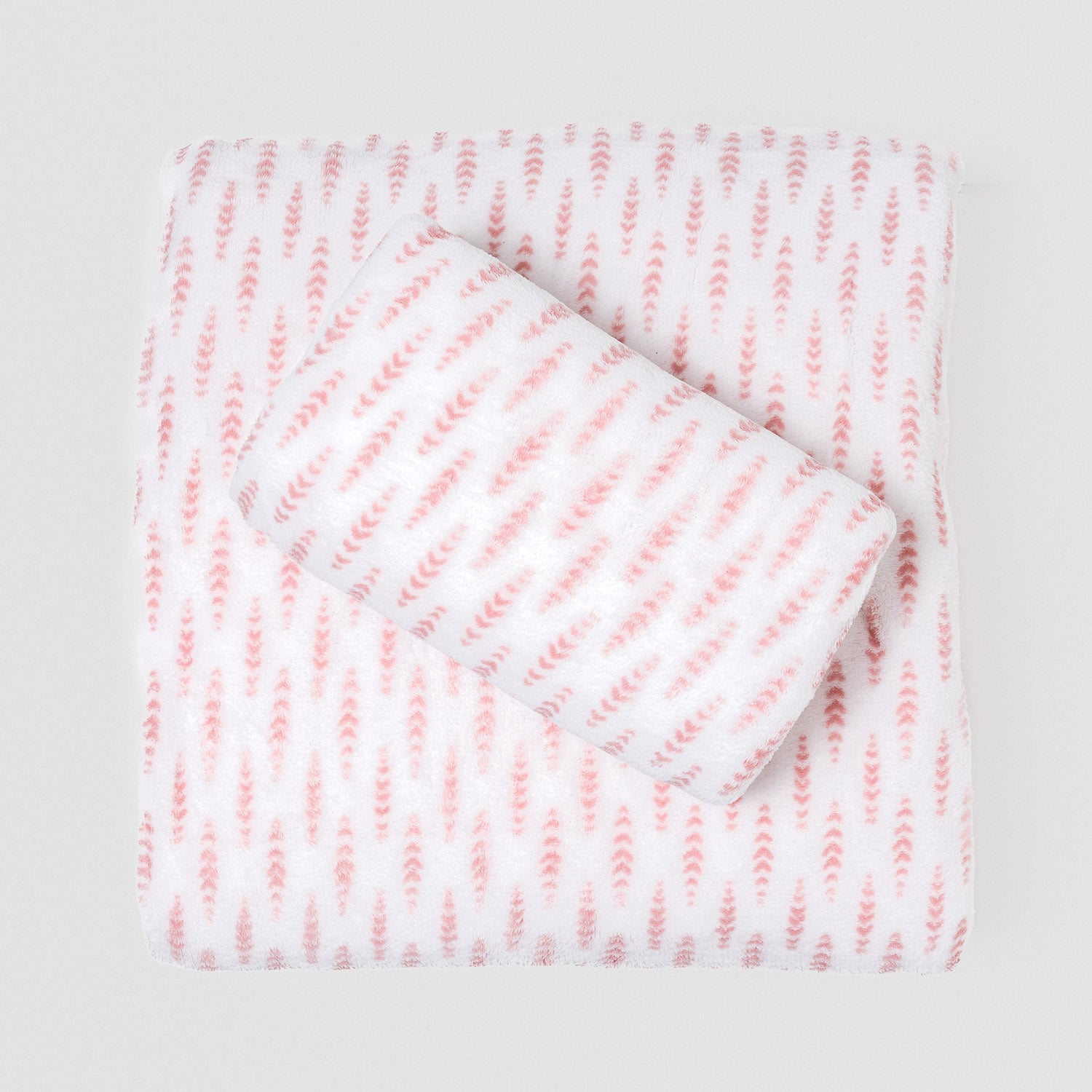 Juego de sábanas coralina Espiga rosa - PR