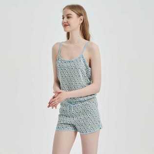 Tuta cotone Irene blu