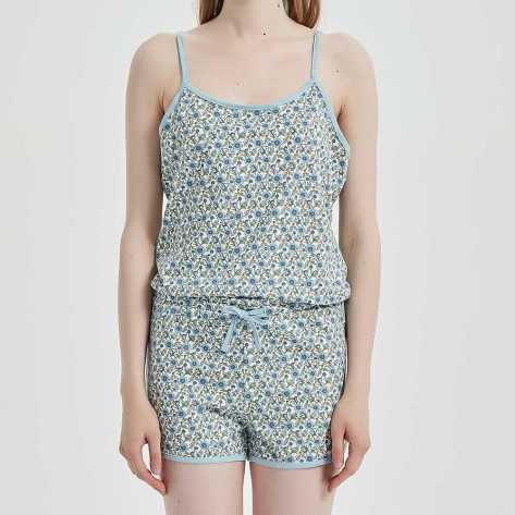 Tuta cotone Irene blu Tuta cotone Irene blu