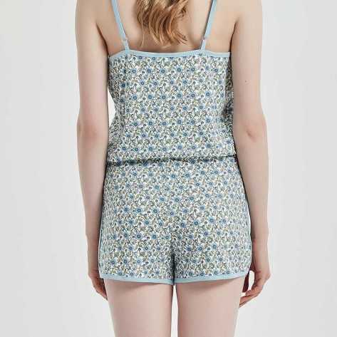 Tuta cotone Irene blu Tuta cotone Irene blu