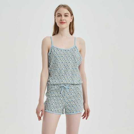 Tuta cotone Irene blu Tuta cotone Irene blu