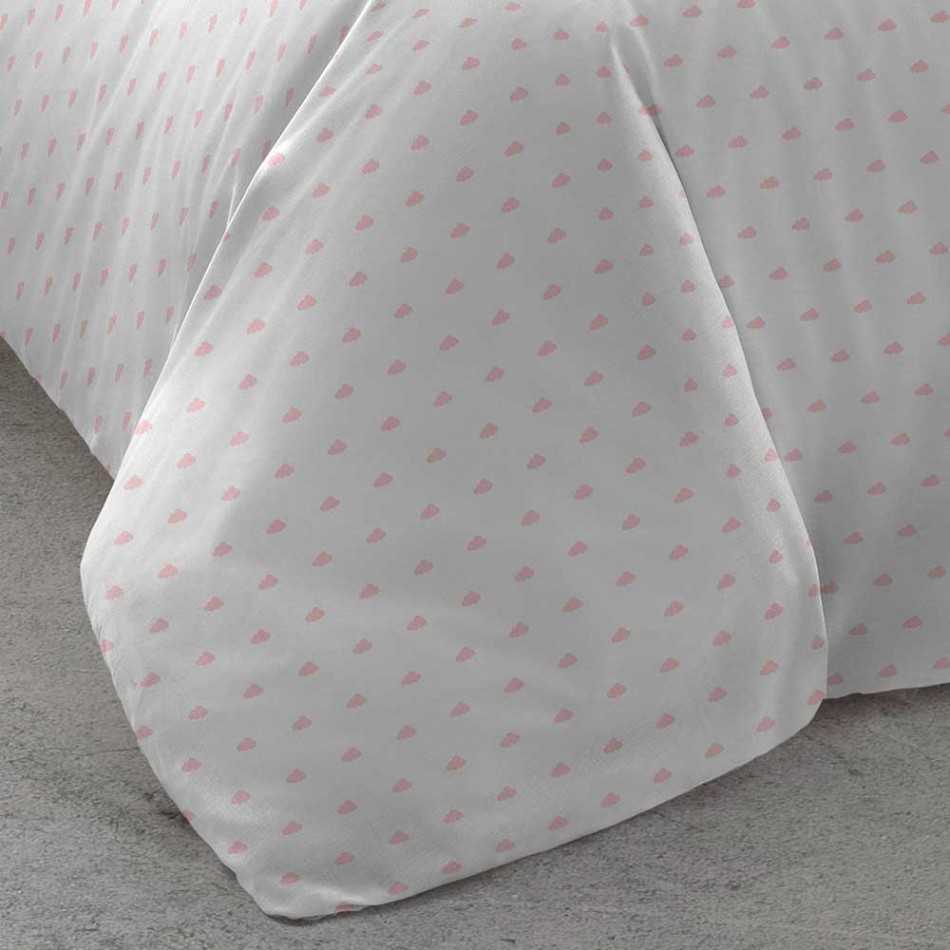 Copripiumino cotone Nubecita rosa